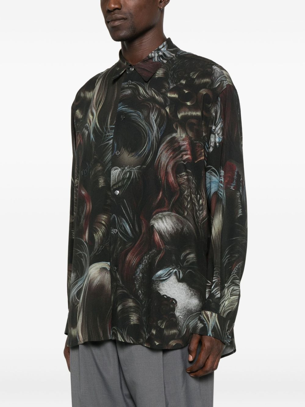 Wig print shirt - 3