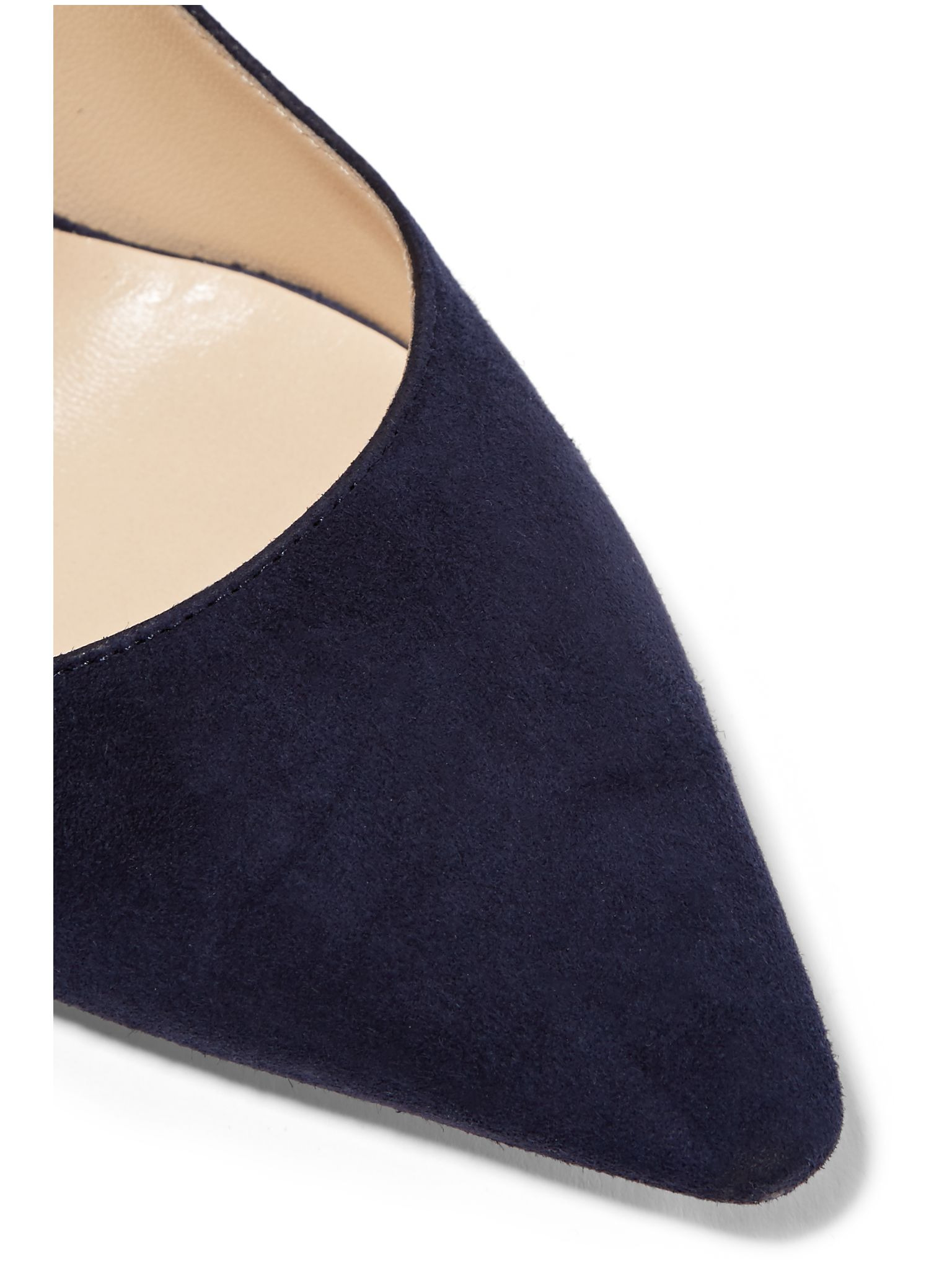 Romy 85 suede pumps Navy - 4