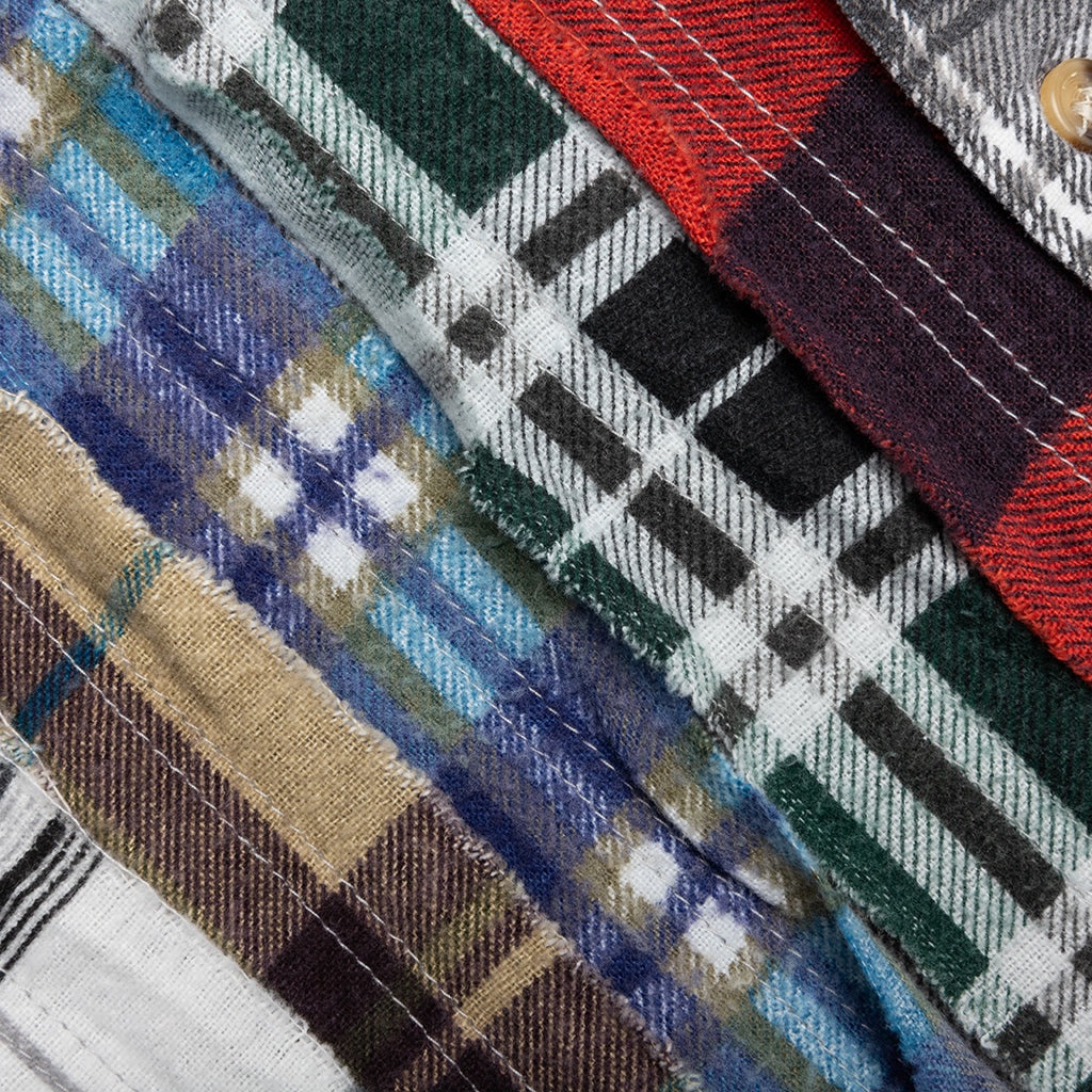 RIBBON FLANNEL SHIRT - ASSORTED - 4