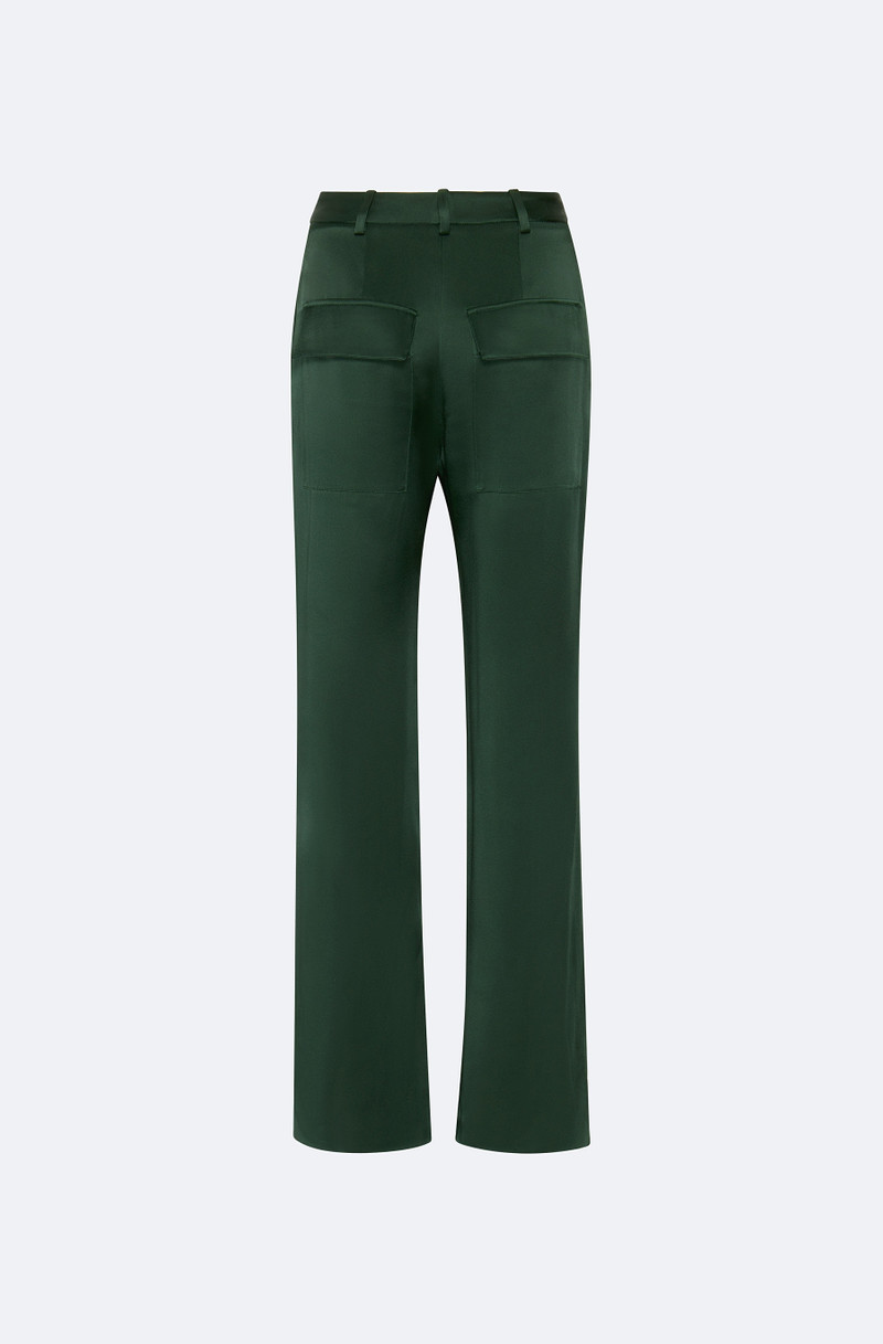 LAPOINTE Satin Tapered Pleated Pant outlook