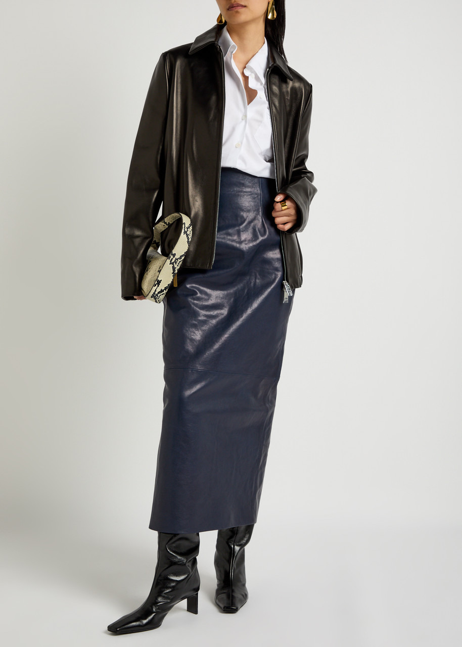 Khaite Jackson Leather Jacket - 4
