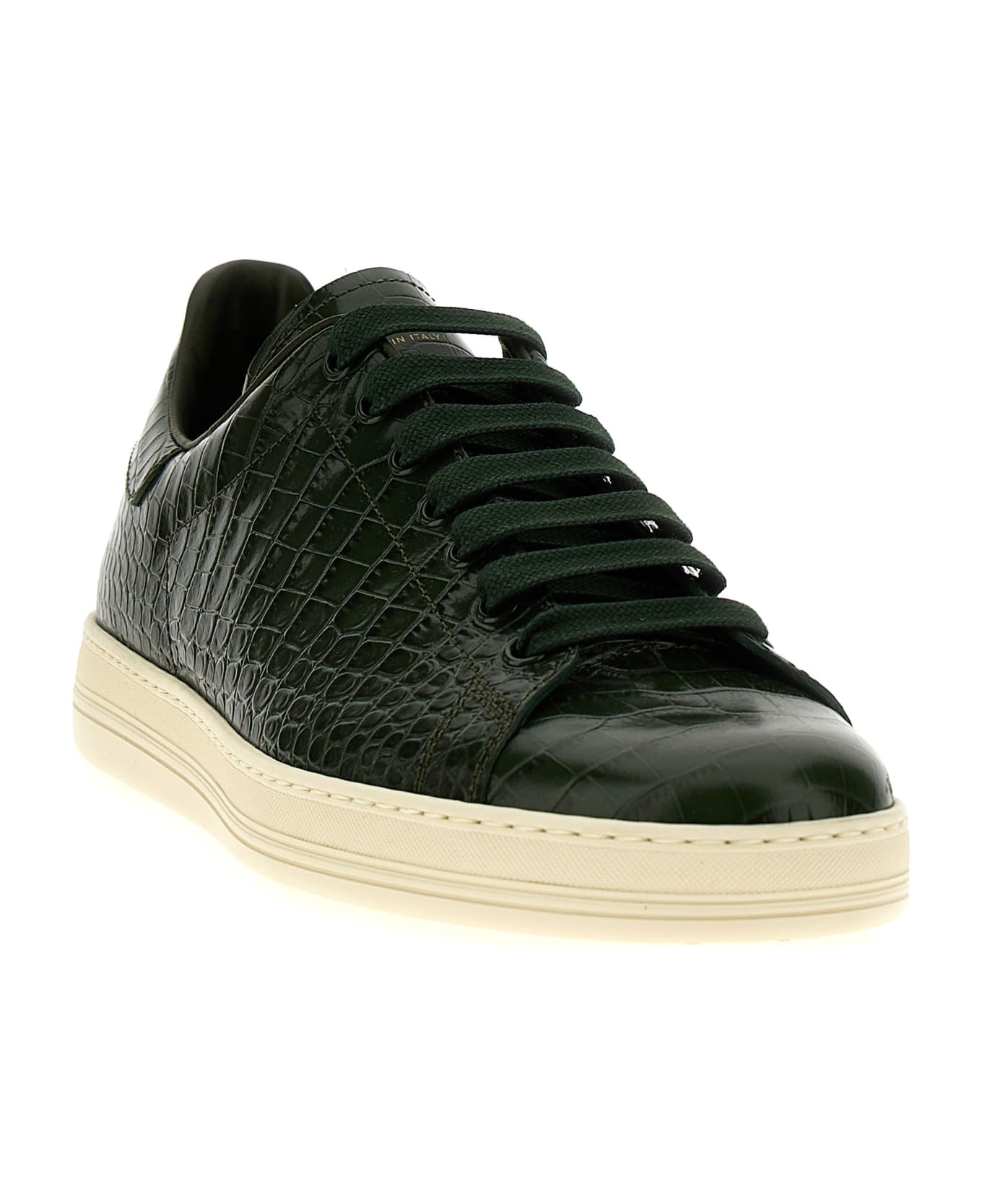 Croc Print Sneakers - 2