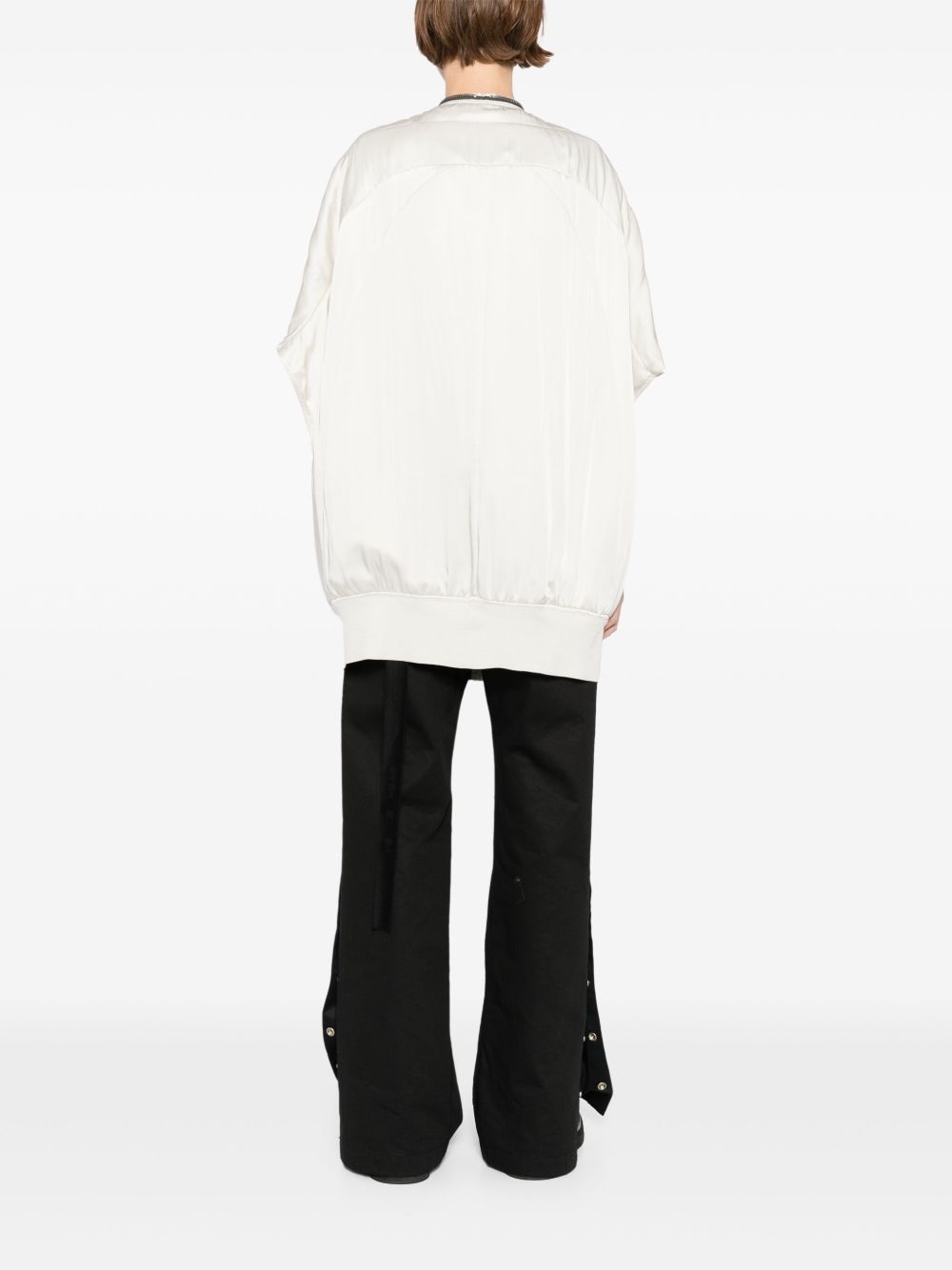 girdered boubble sleeveless jacket - 4