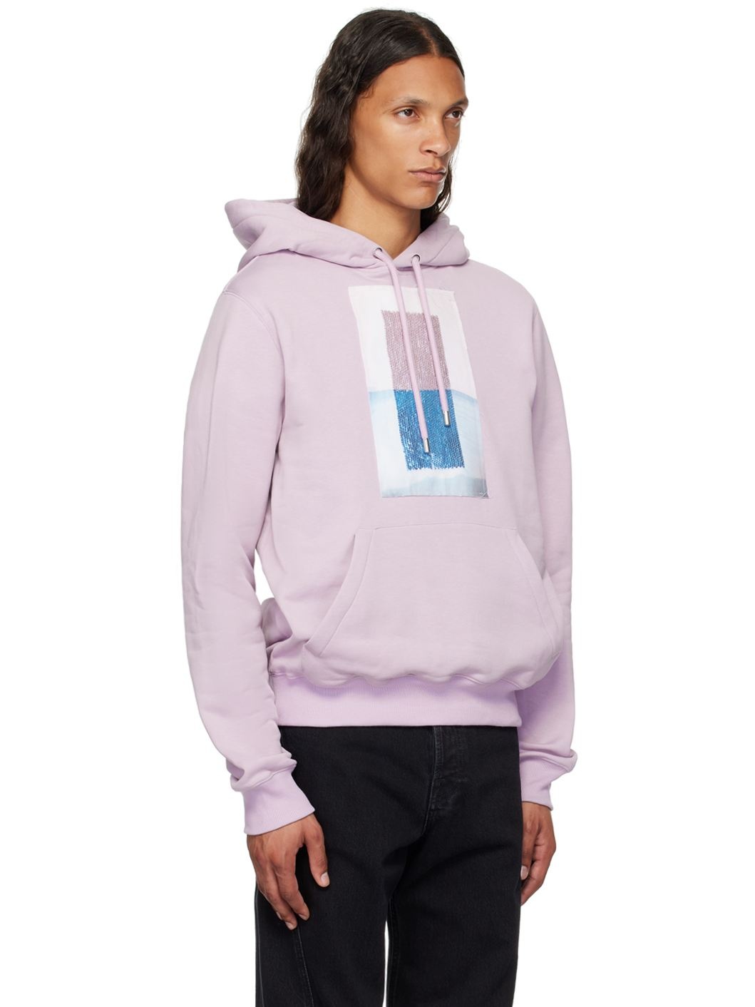 Purple Archives Print Classic Hoodie - 2