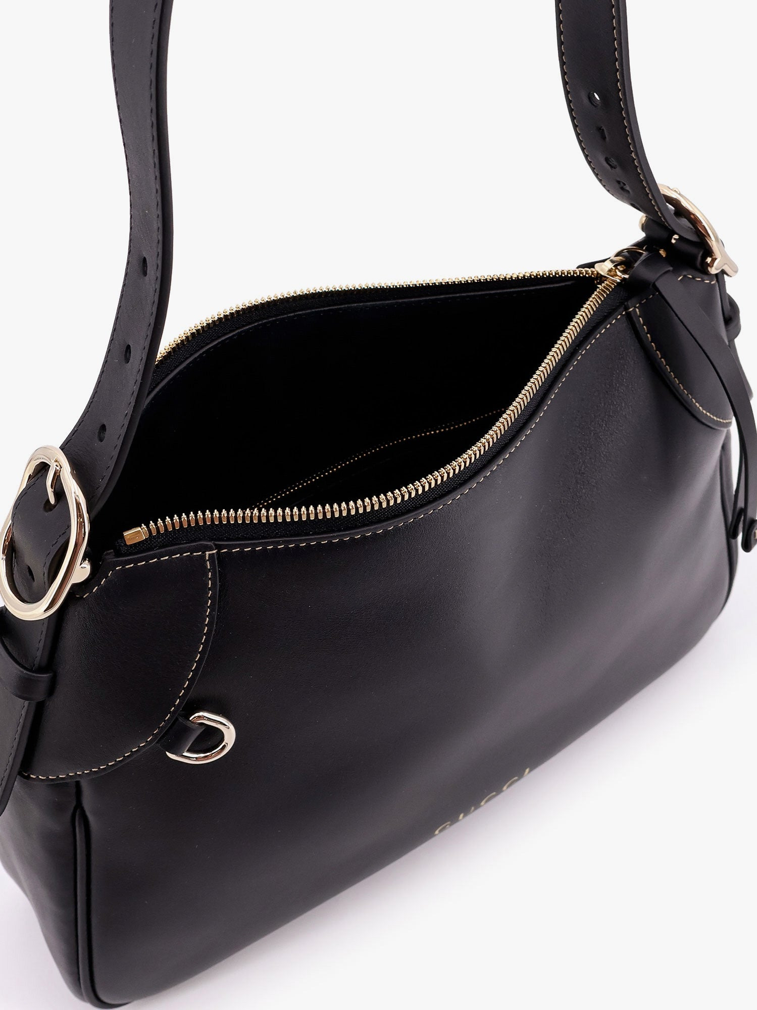 Gucci Gg Emblem Leather Shoulder Bag - 3