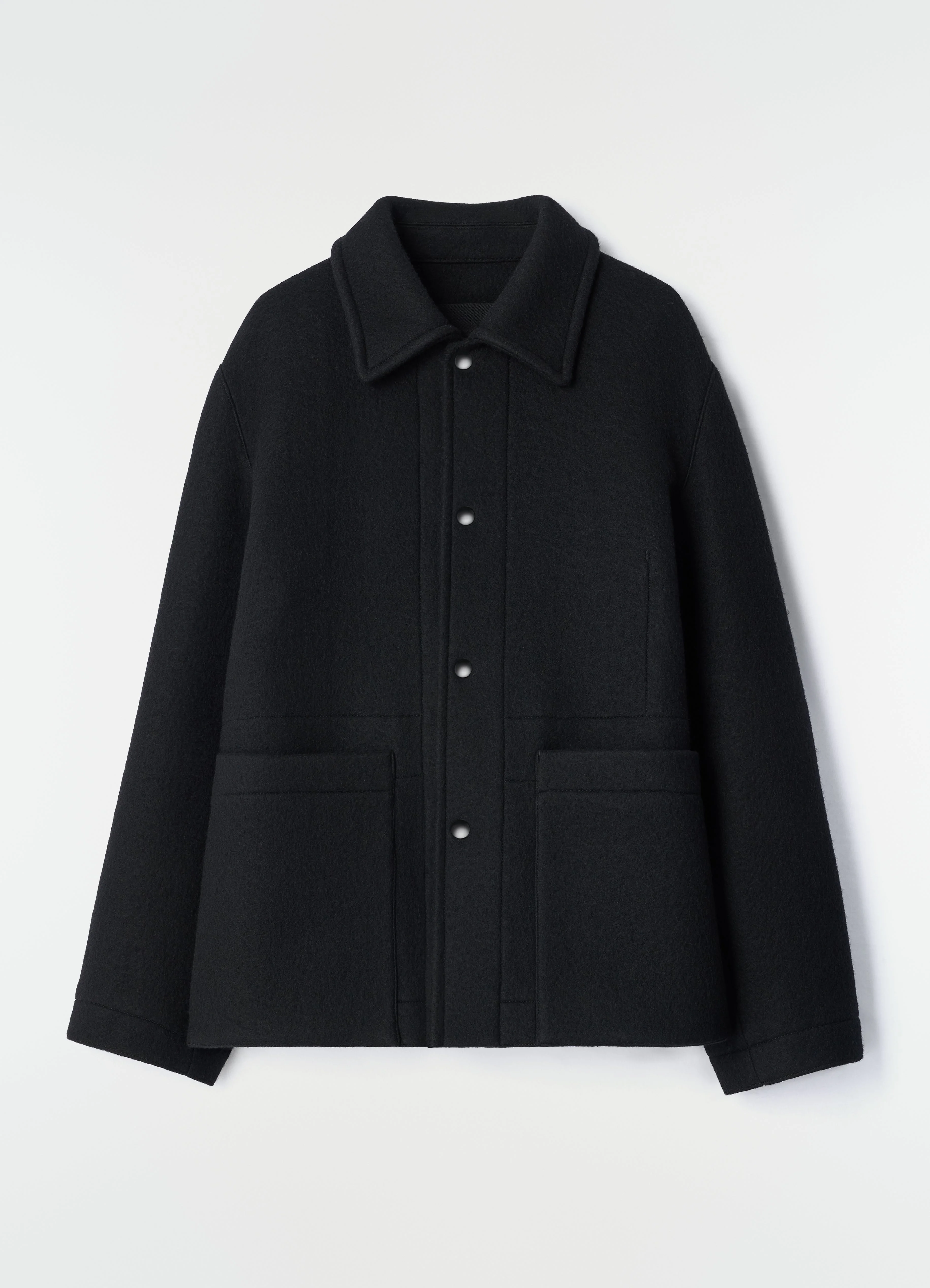 UTILITY JACKET IN DUFFLE WOOL - 1