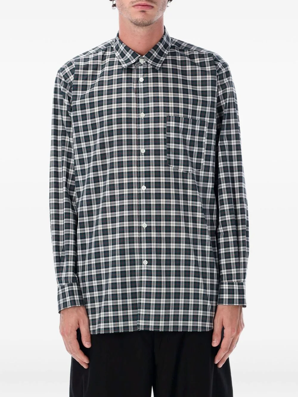 checked shirt - 1