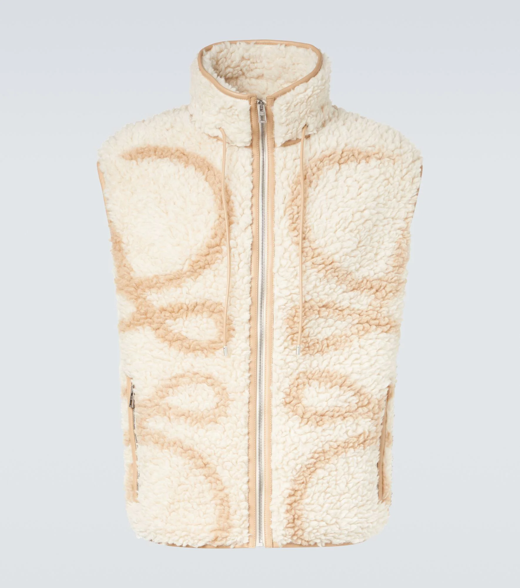 Anagram fleece jacquard vest - 1