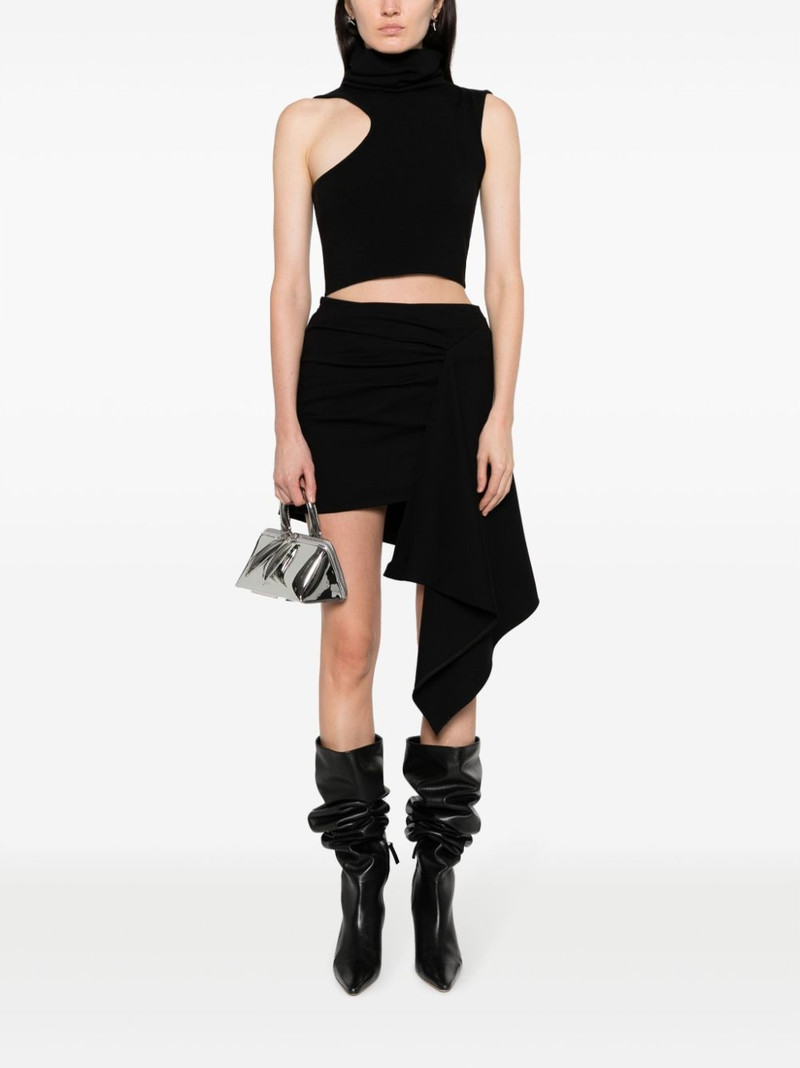 GAUGE81 Rivera asymmetric draped miniskirt outlook