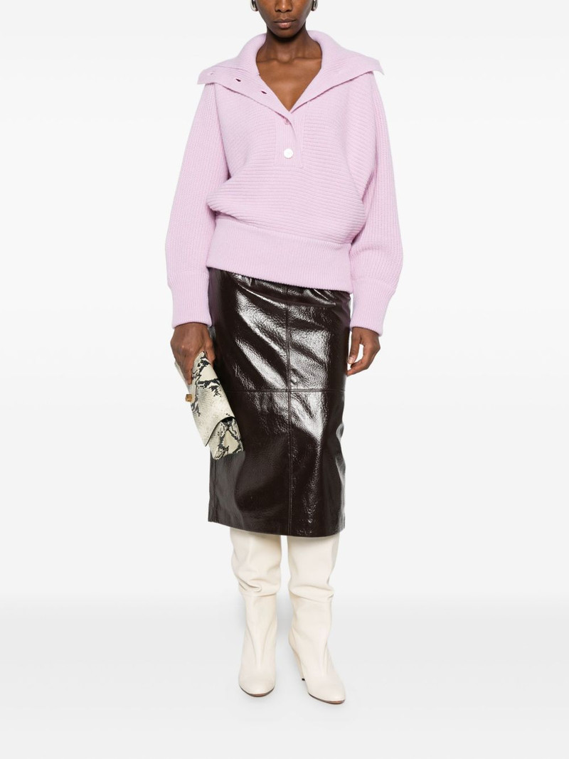 MAGDA BUTRYM high-neck button-placket jumper outlook