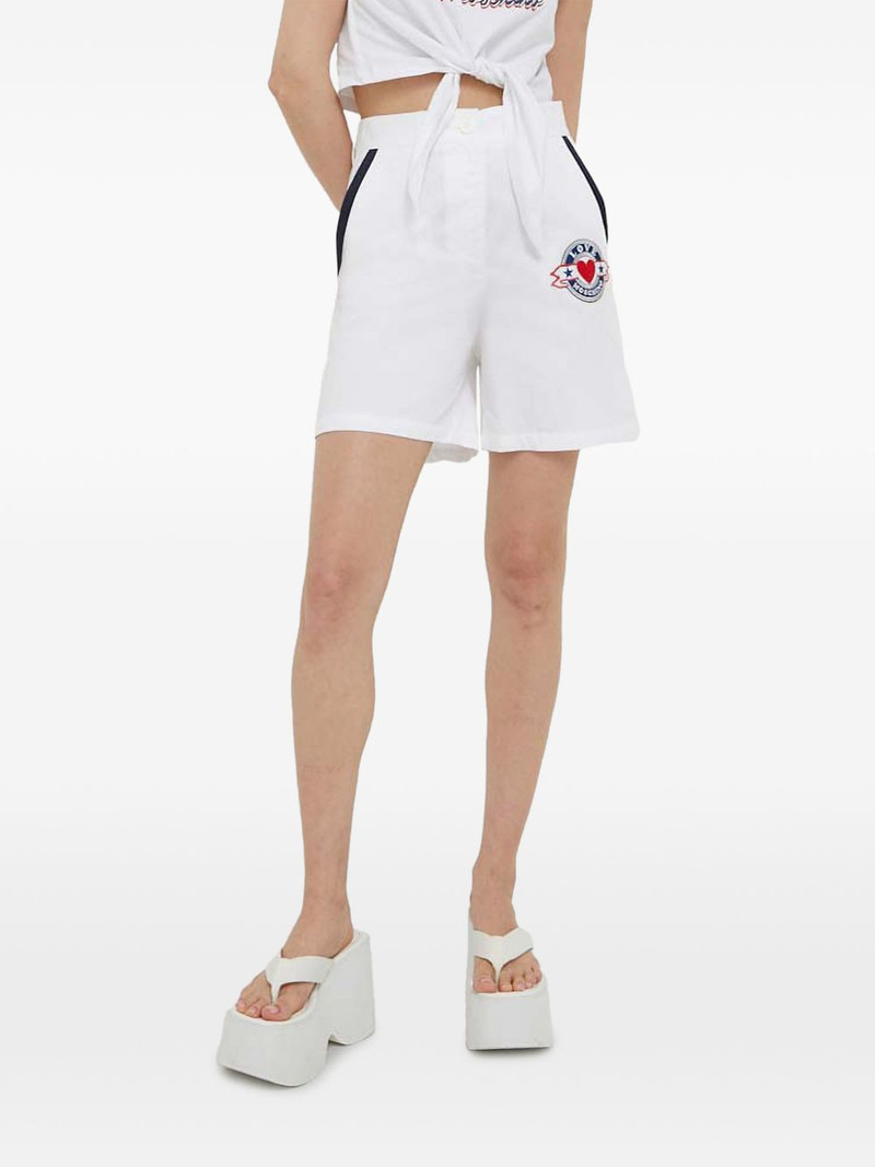 logo-embroidered shorts 1