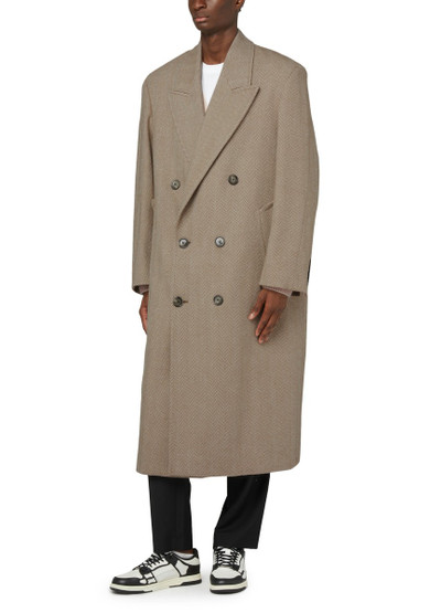 AMI Paris Long double breasted coat outlook