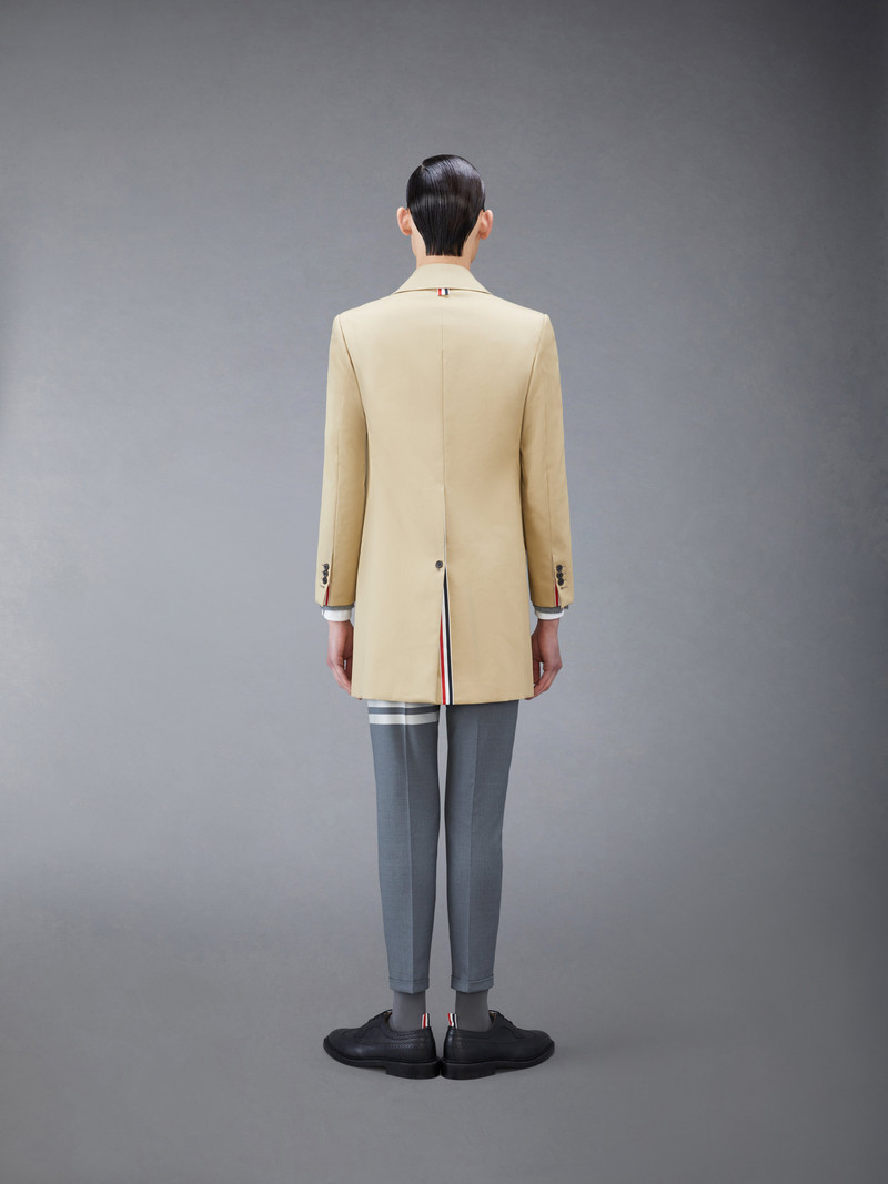 Thom Browne Khaki Mackintosh Bal Collar Classic Overcoat outlook