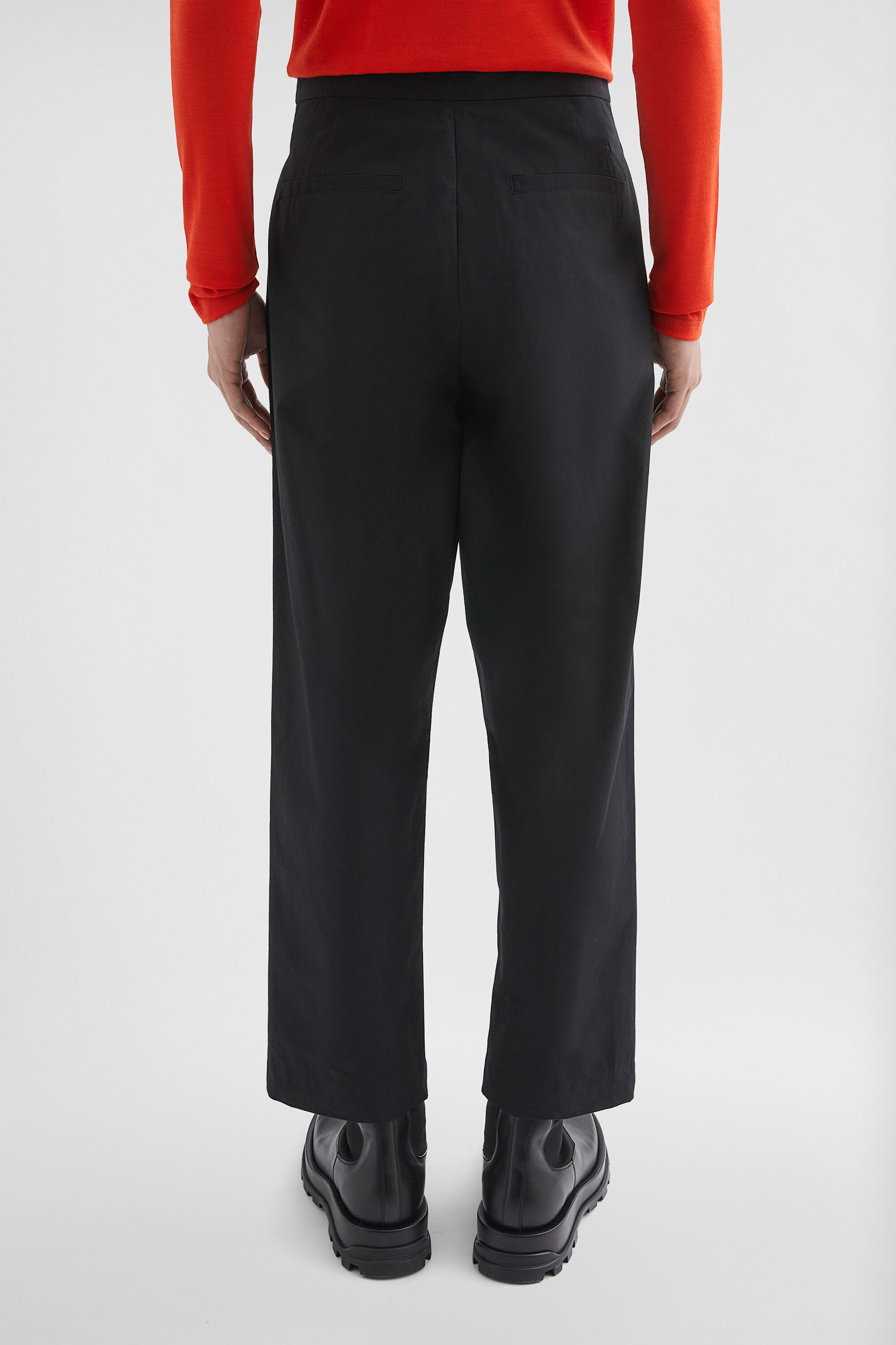 Cotton Tapered Trousers - 7
