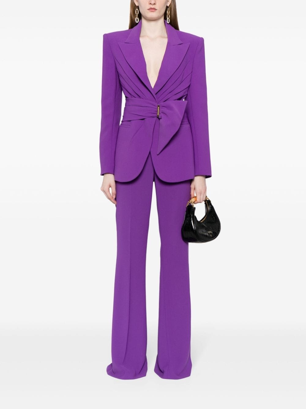 wide-leg tailored trousers - 2