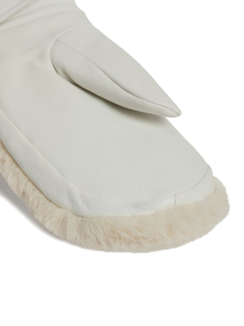 faux-fur ski gloves 3
