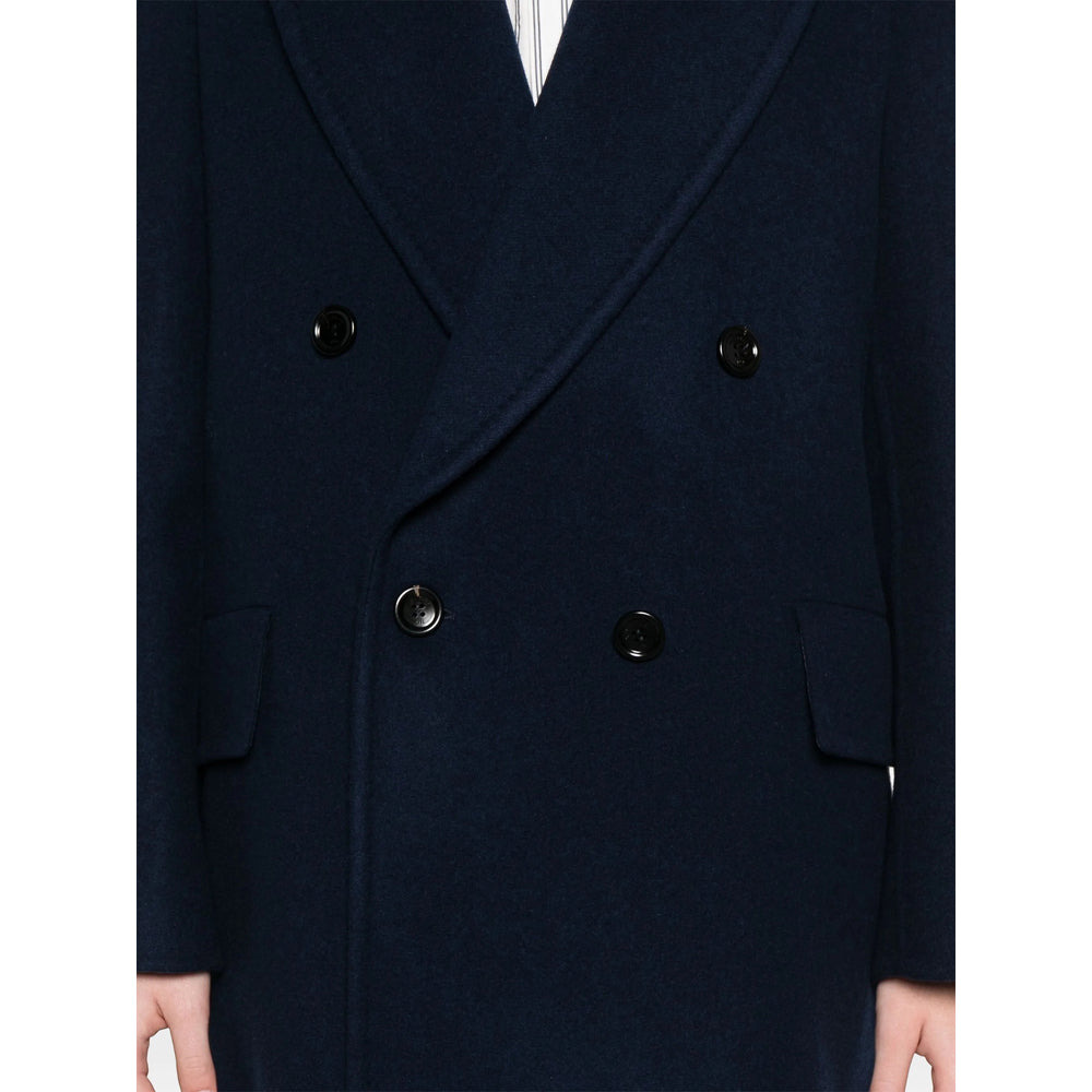 Max Mara Blue Coats - Double Breasted & Peacoats Women - 5