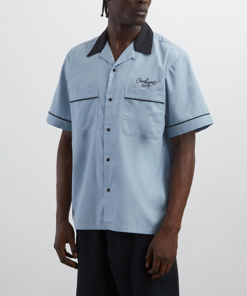 Carhartt Blue Bowl Short-Sleeve Shirt outlook