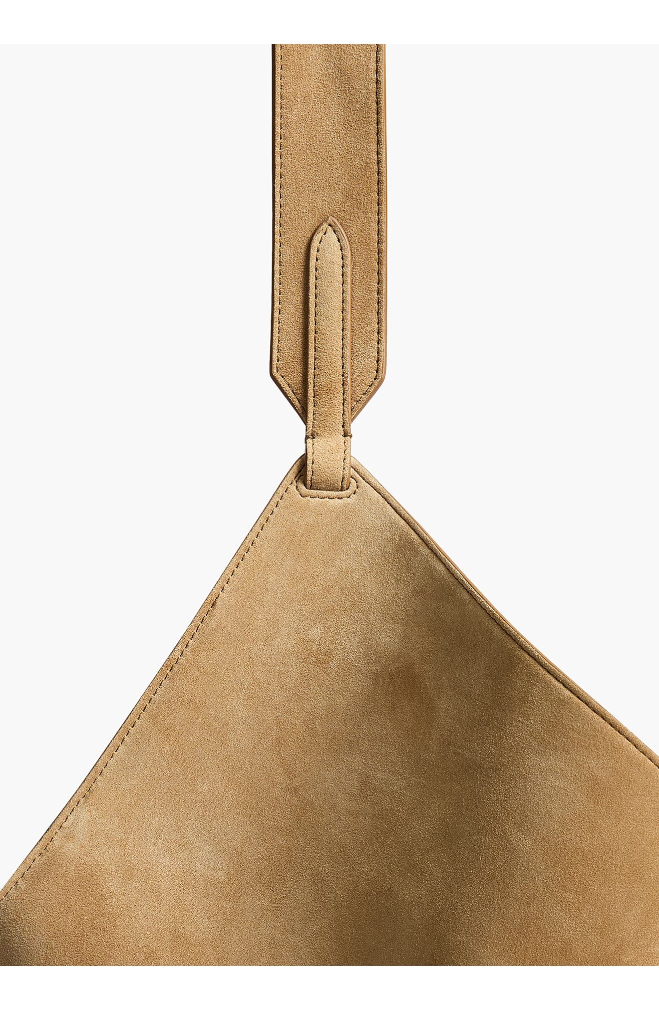 Khaite Small Lotus Leather Top Handle Bag in Mud at Nordstrom - 4