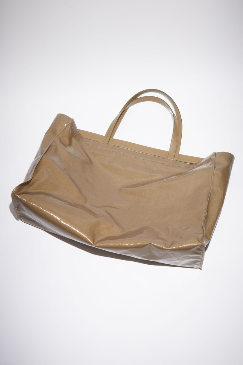 Acne Studios Oilcloth tote - Hunter green outlook