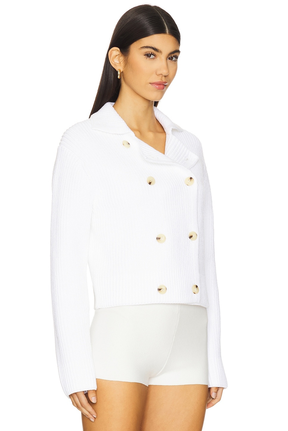 Double Breasted Sweater Jacket - 2