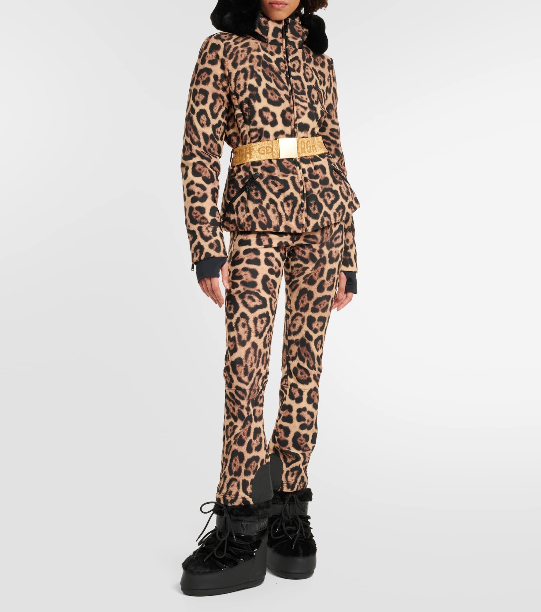Icon Low faux fur-trimmed snow boots - 2