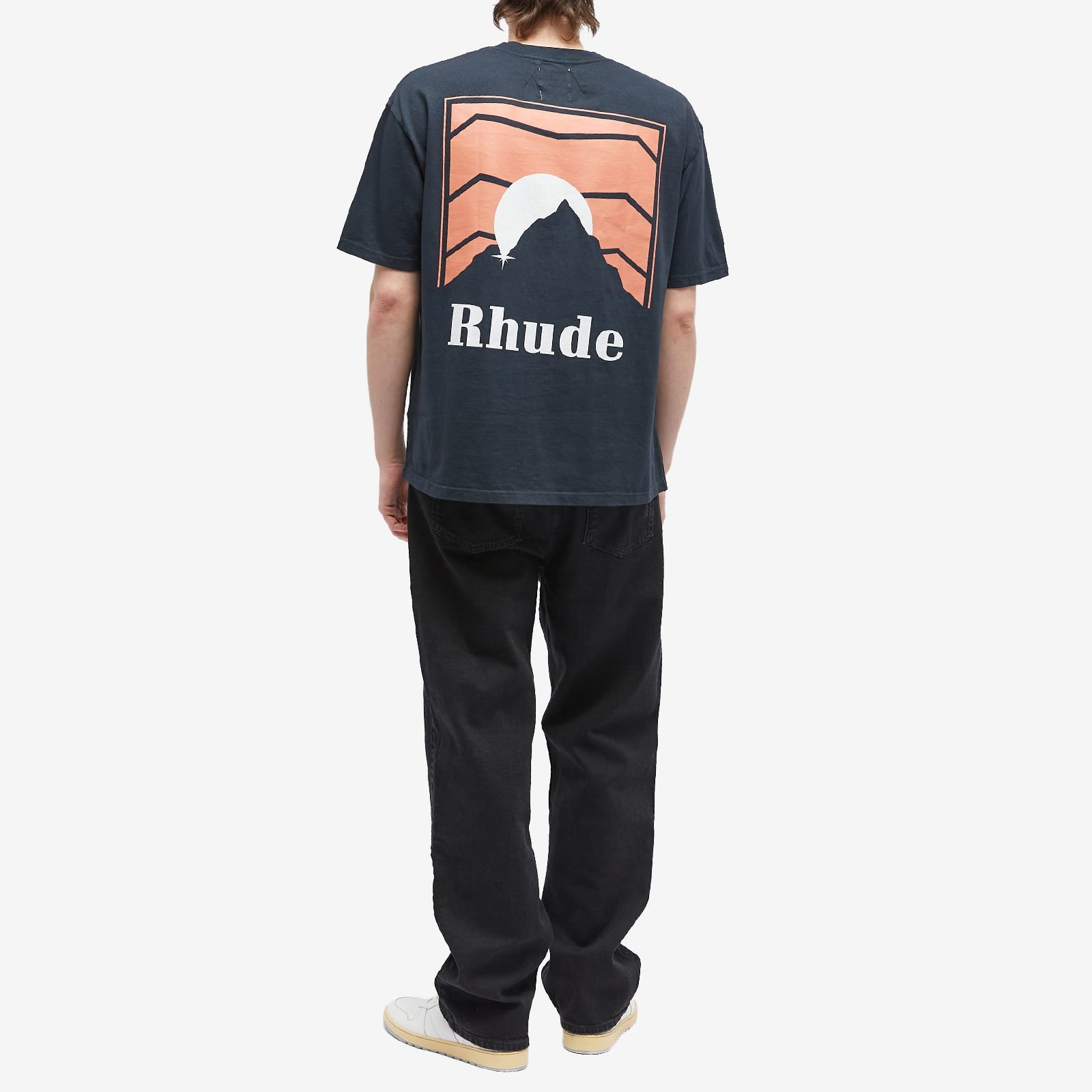 Rhude + Automobili Lamborghini Moonlight Logo-Print Cotton