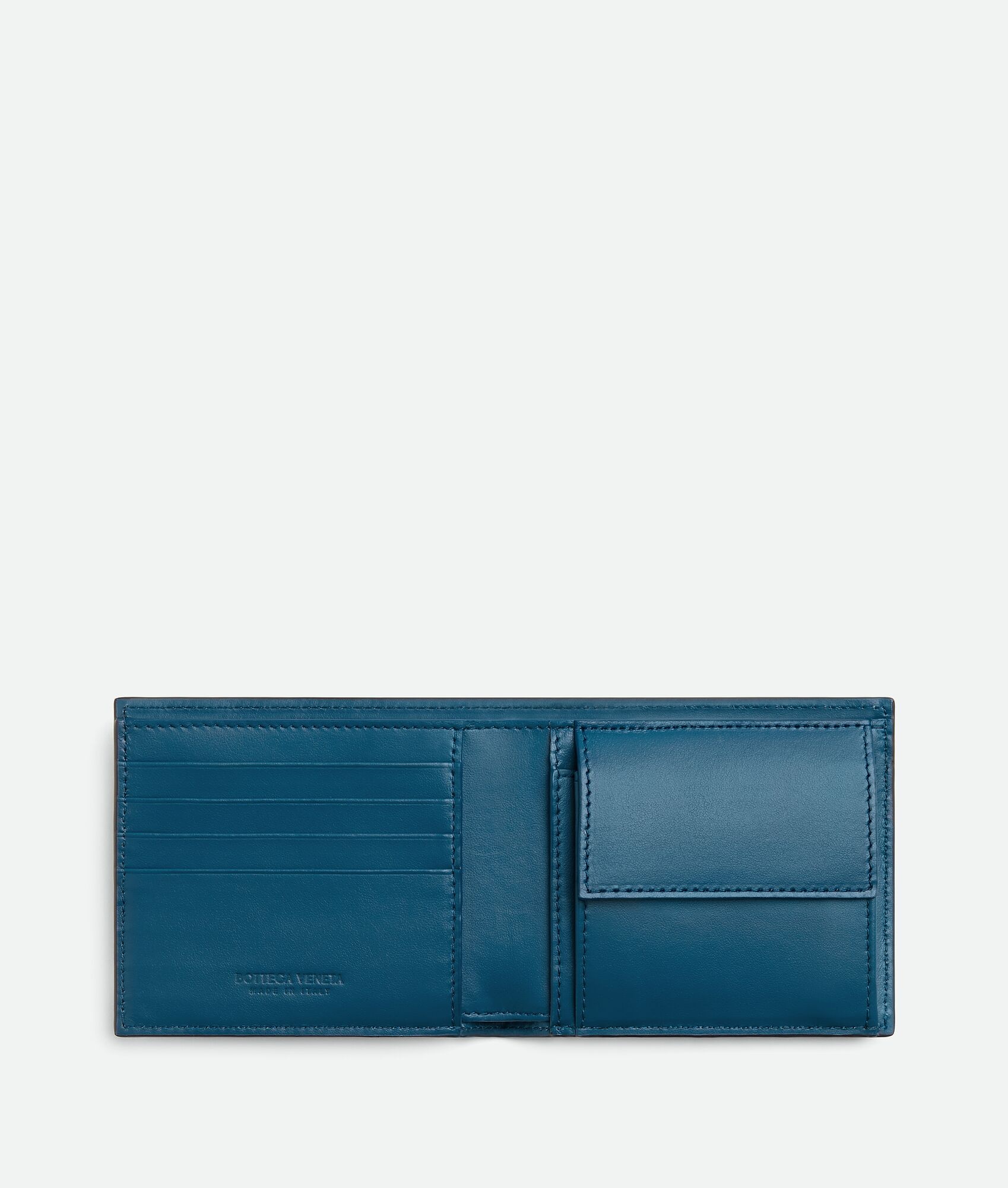 Intrecciato Bi-Fold Wallet With Coin Purse - 2