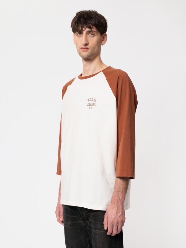 Joey Logo Tee Terra/Offwhite - 6