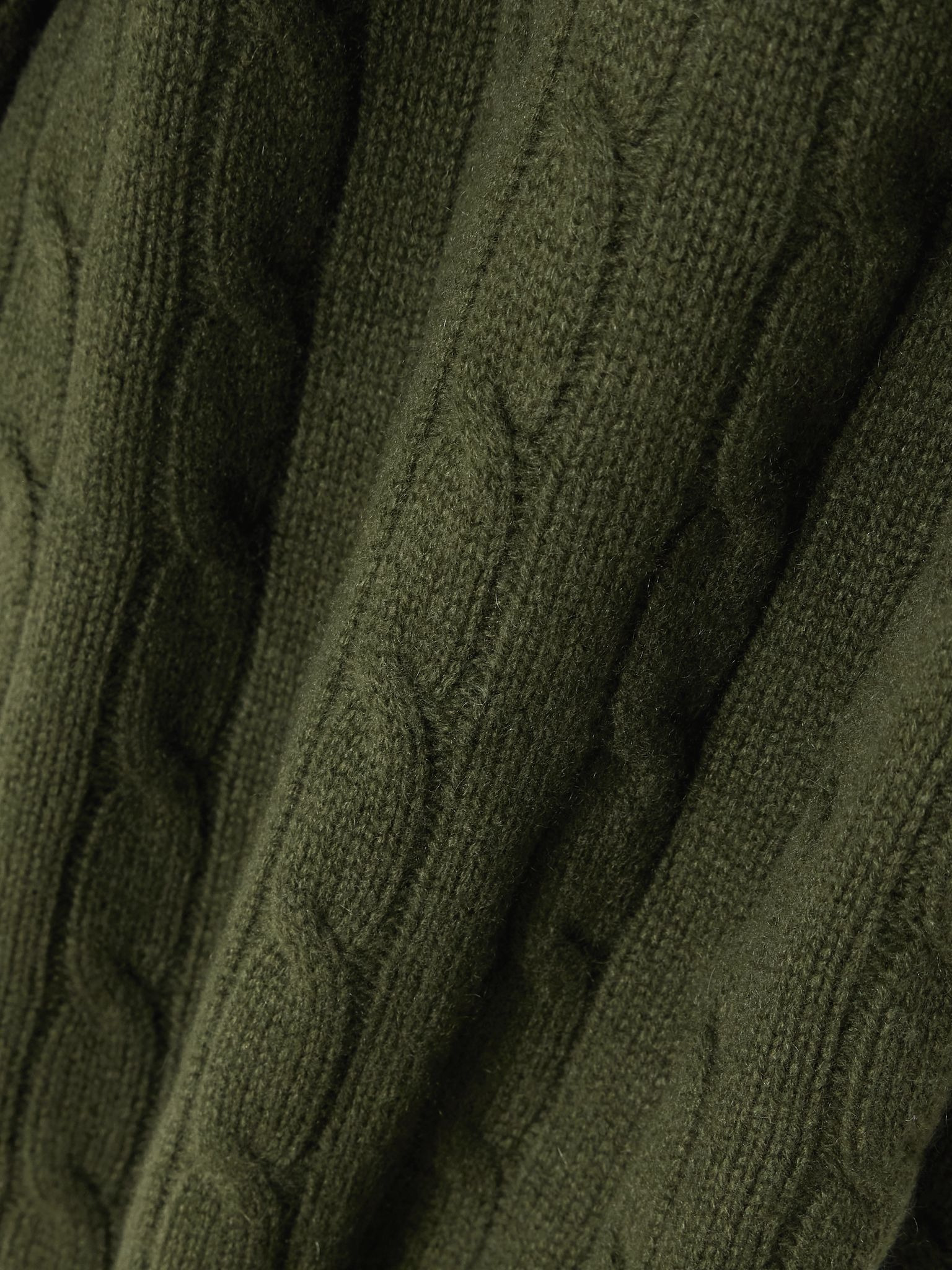 Tinka cable-knit cashmere sweater Green - 4