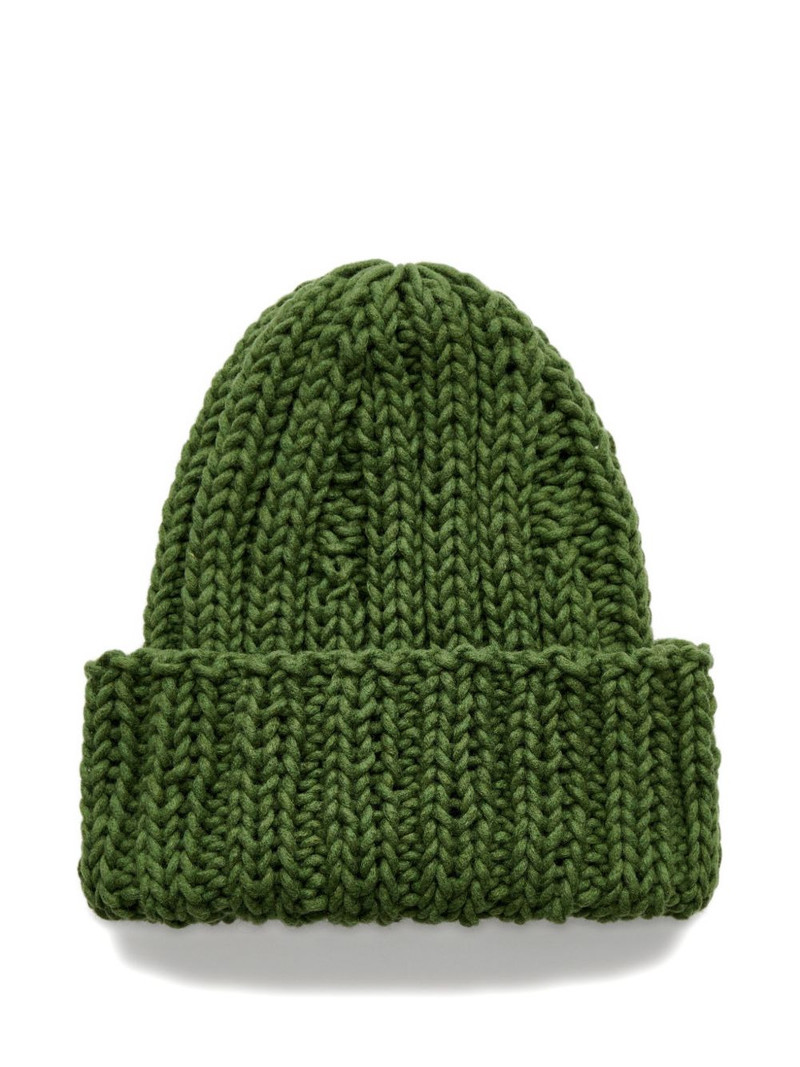 felted hand-knit beanie hat 1