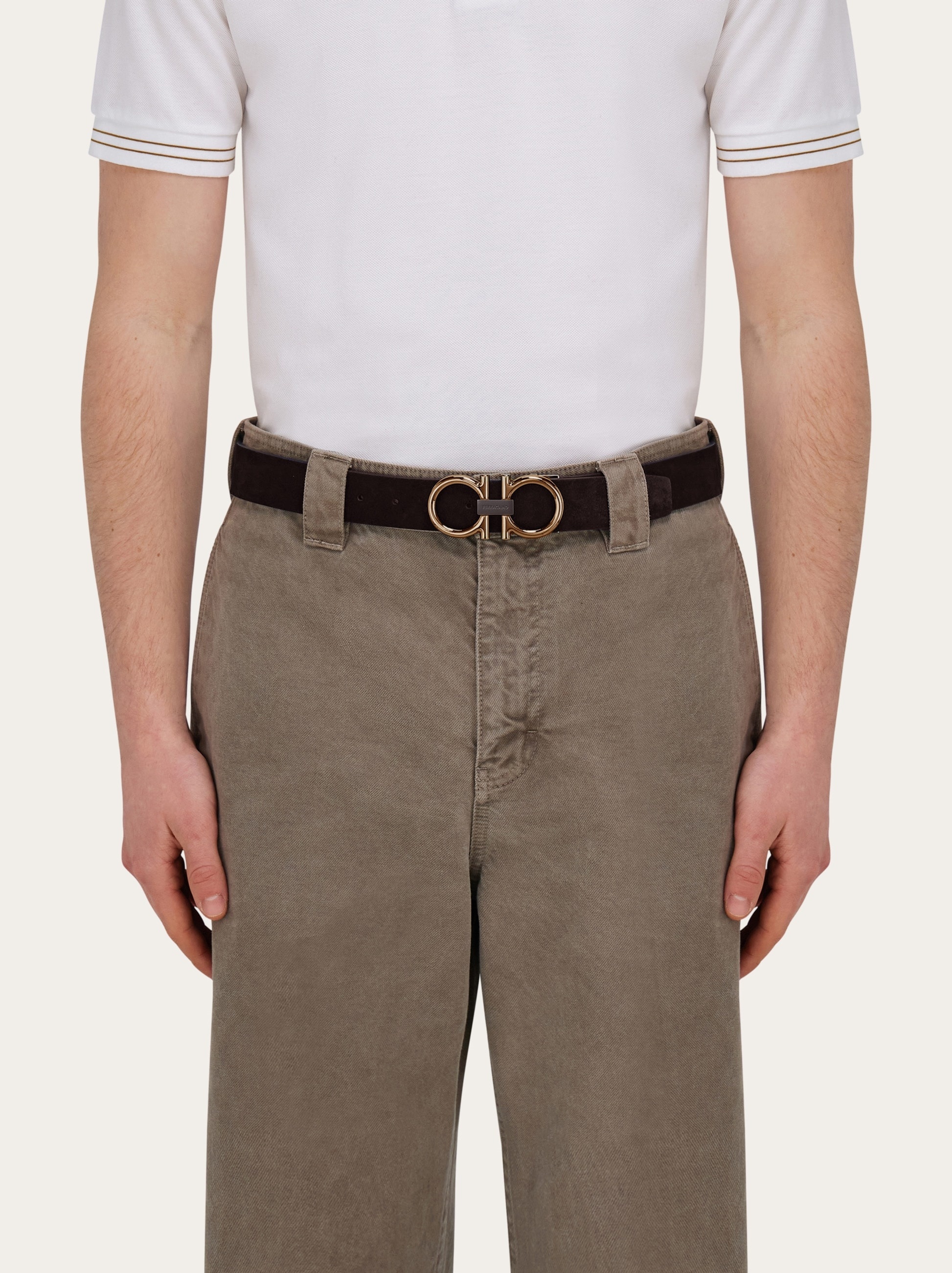 Adjustable Gancini belt - 4