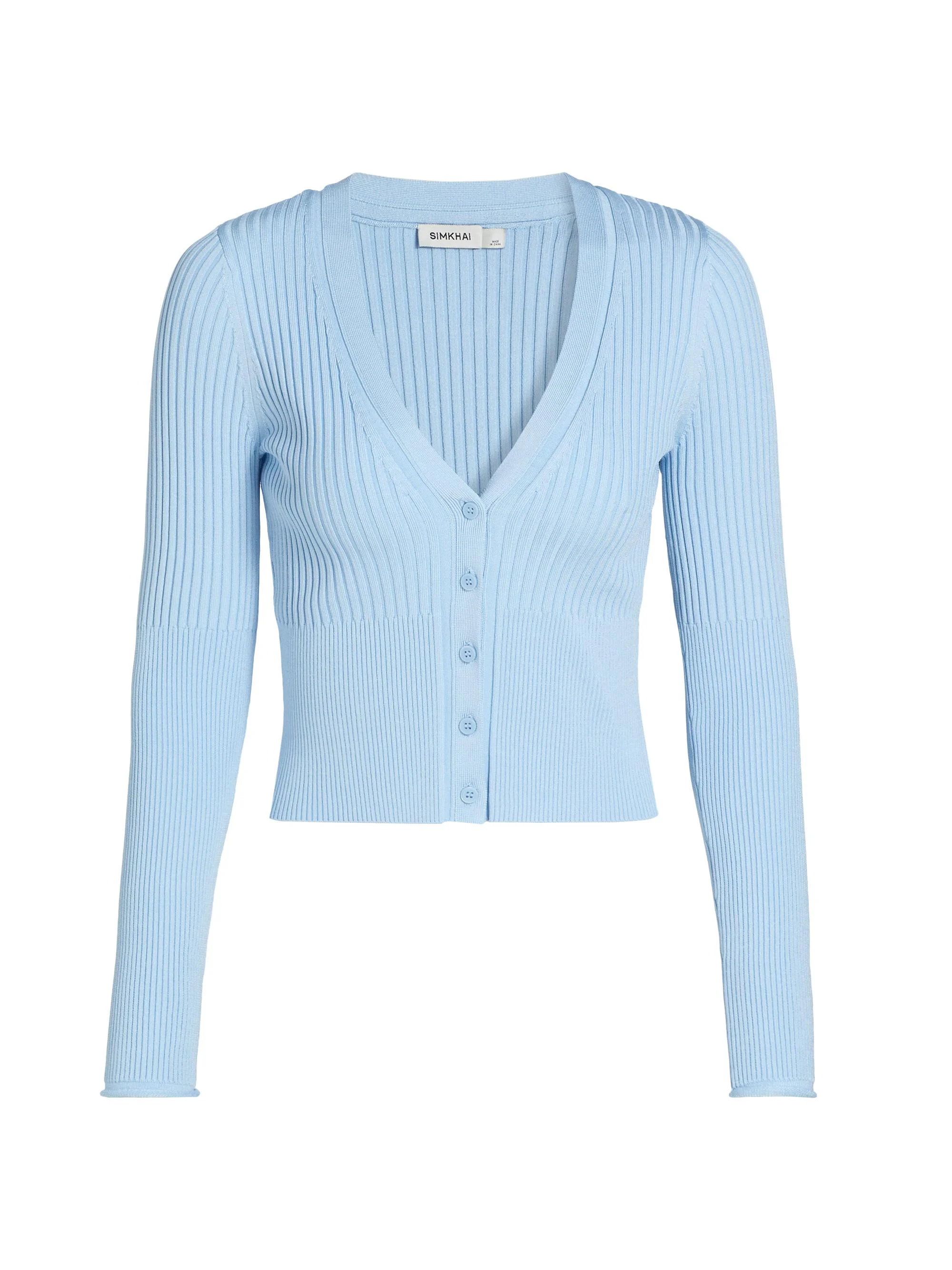 Women's Ailany Rib-Knit Cardigan - Tidepool - 1