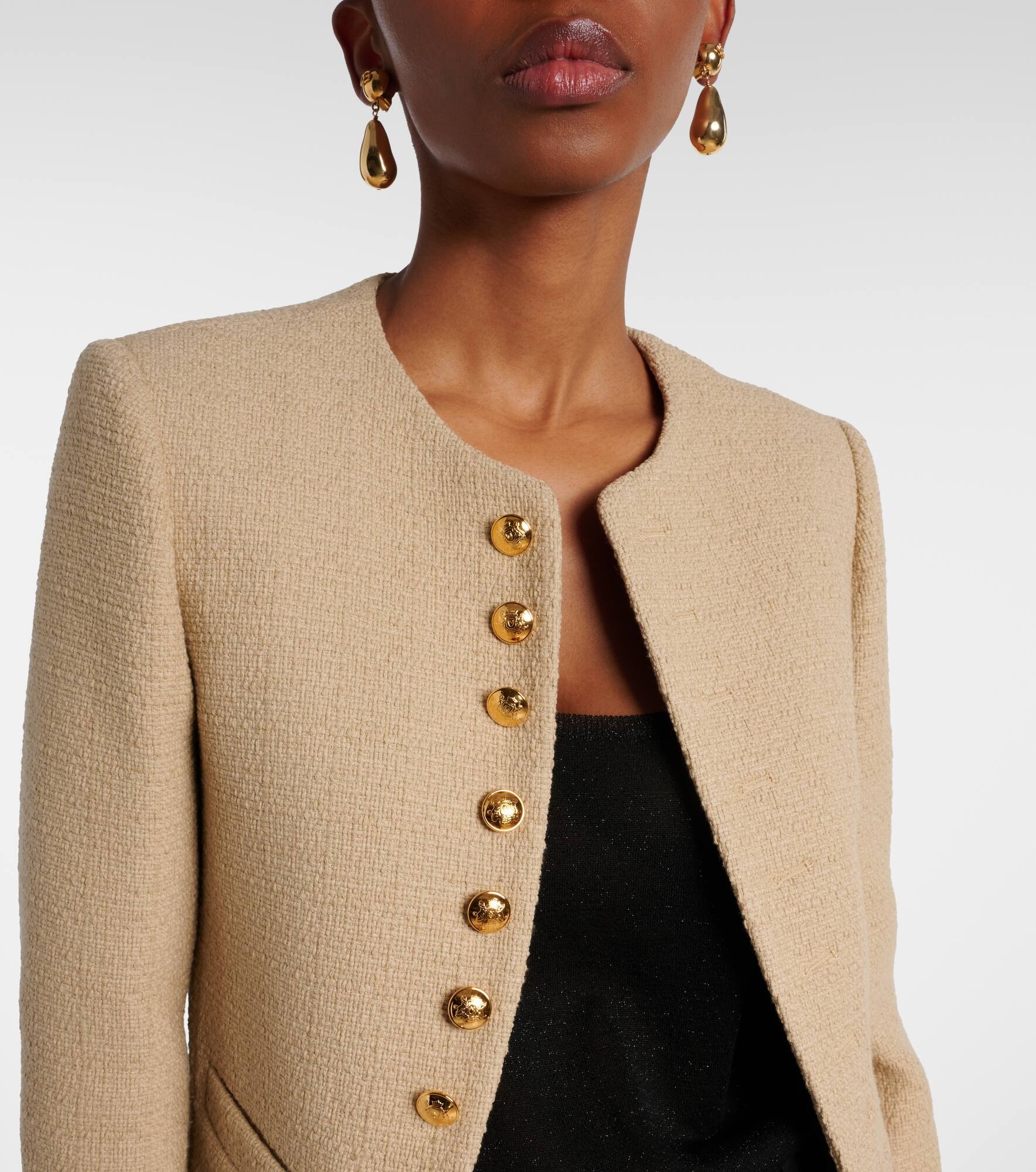 Patti cotton-blend jacket - 4
