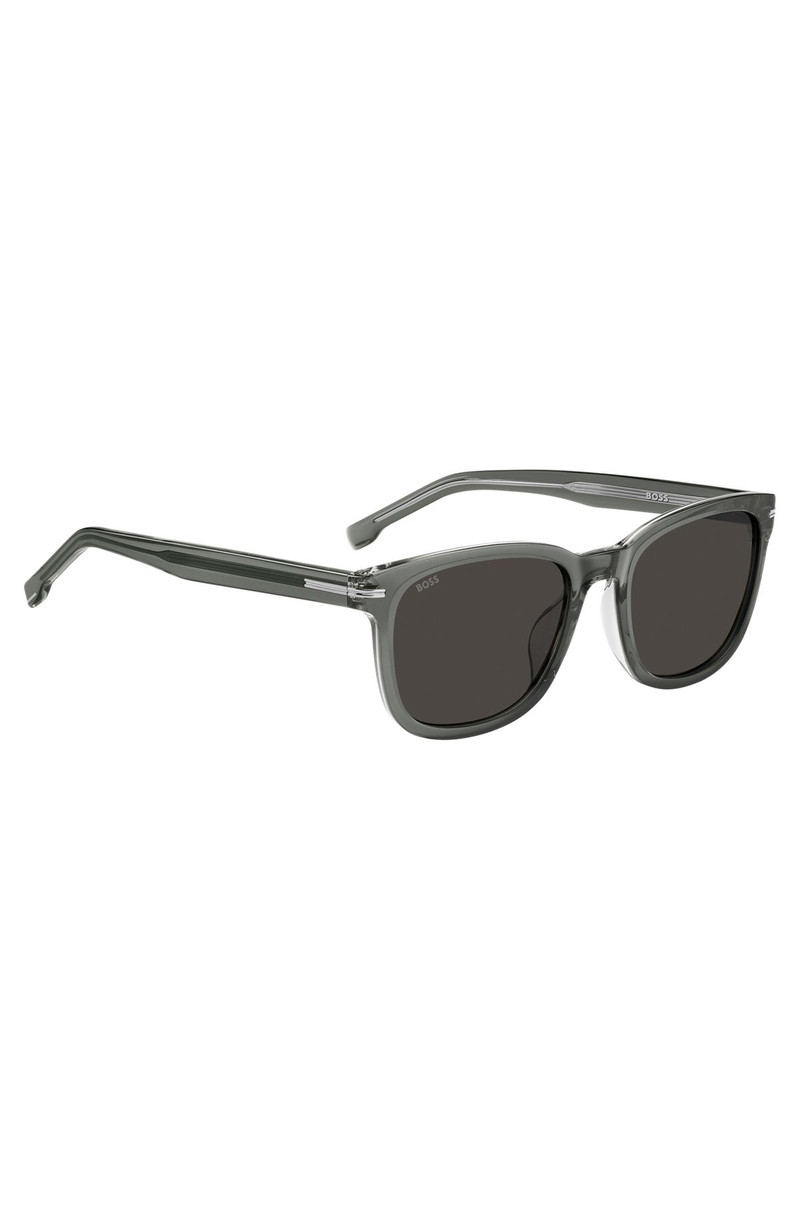 GRAY-ACETATE SUNGLASSES WITH TRANSPARENT EFFECT 4