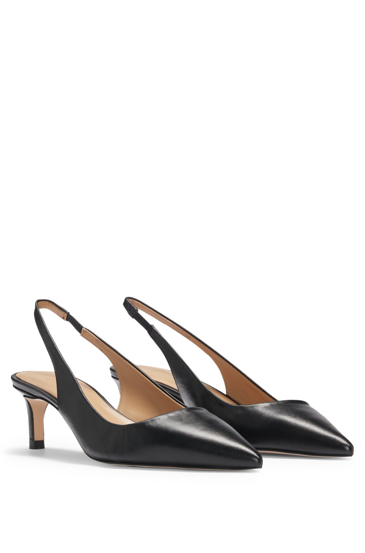 SLINGBACK PUMPS IN NAPPA LEATHER - 2