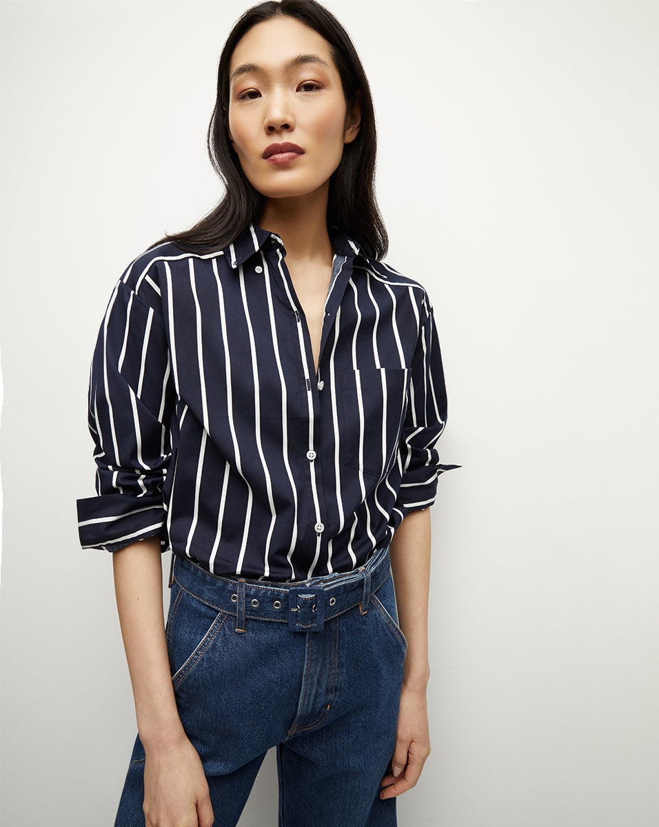 LLOYD STRIPED BUTTON-DOWN SHIRT - 2