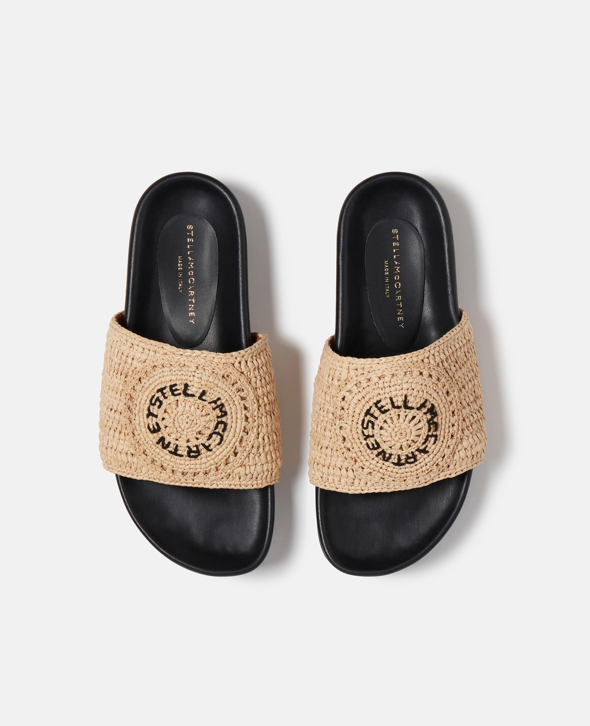Elyse Raffia Logo Sandals - 2