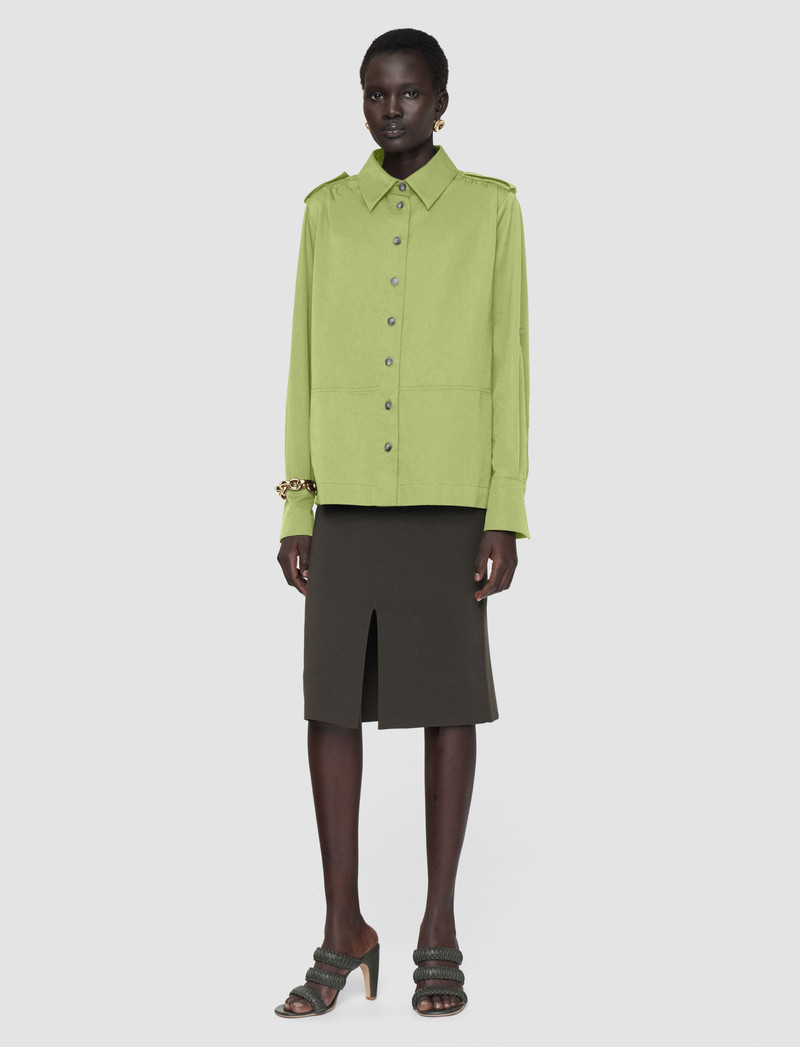 JOSEPH Mars Cotton Linen Shirt outlook