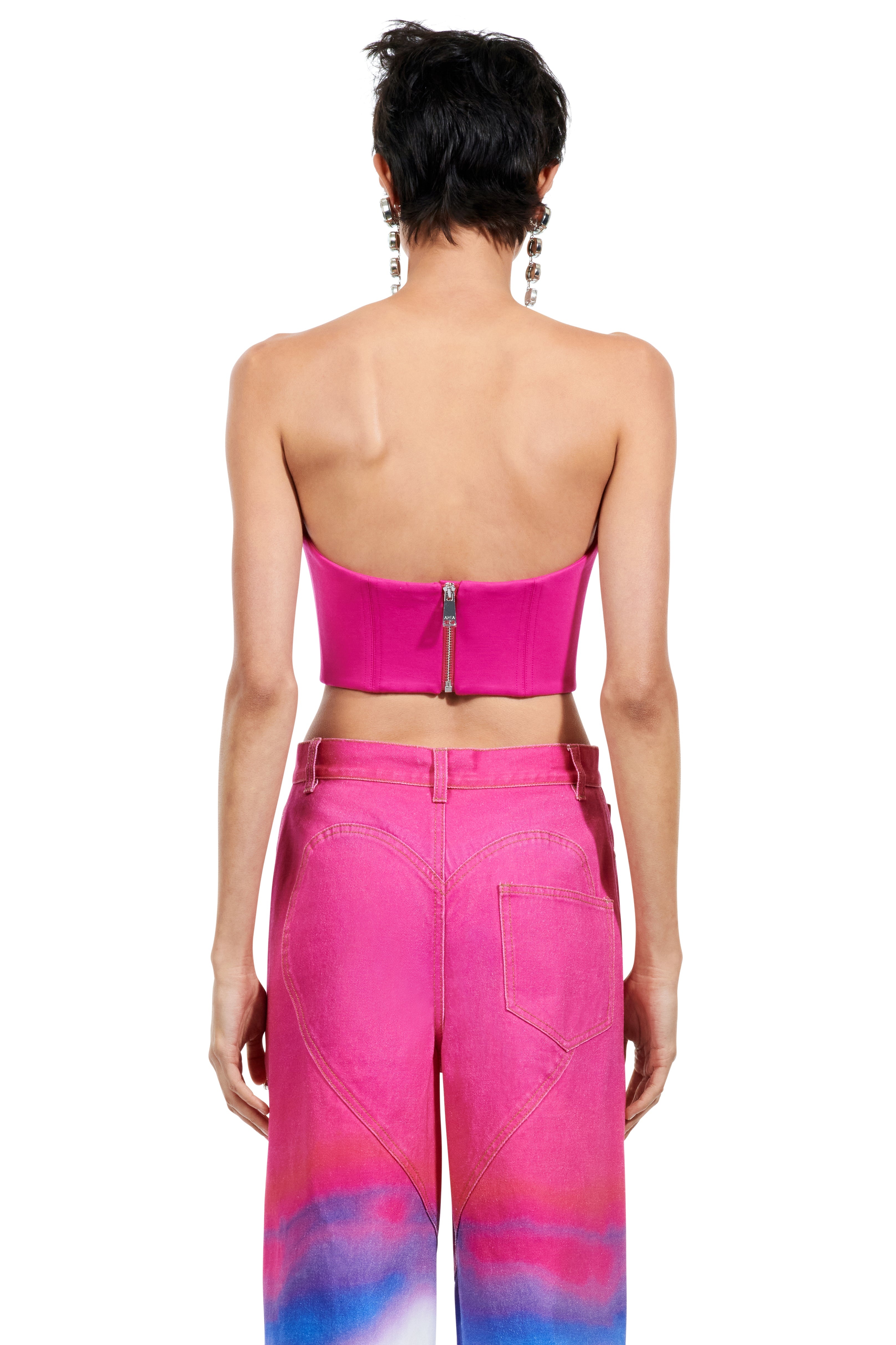 CRYSTAL WATERMELON CUP BUSTIER - 2