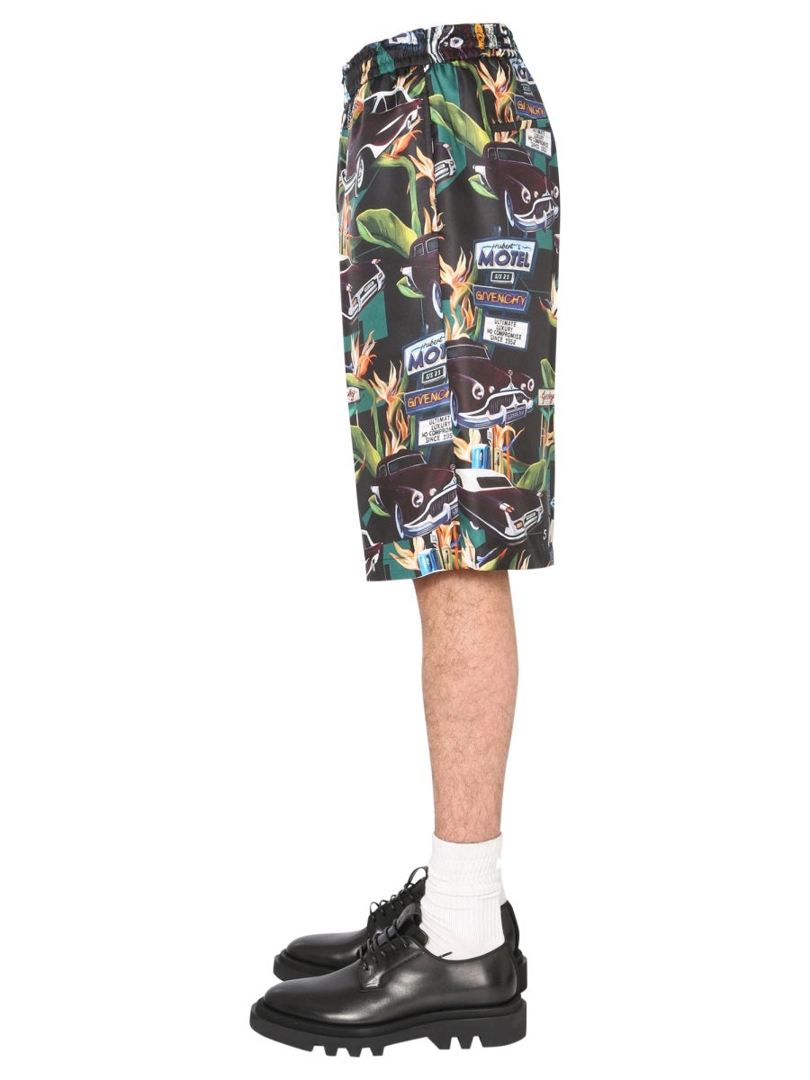 Givenchy Men Silk Bermuda - 3