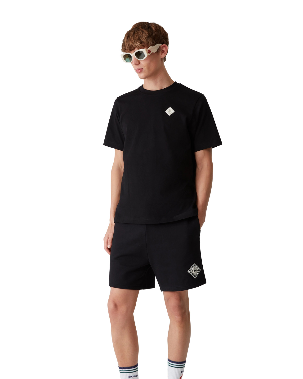Pearl Diamond Sweatshorts | Casablanca Paris - 4