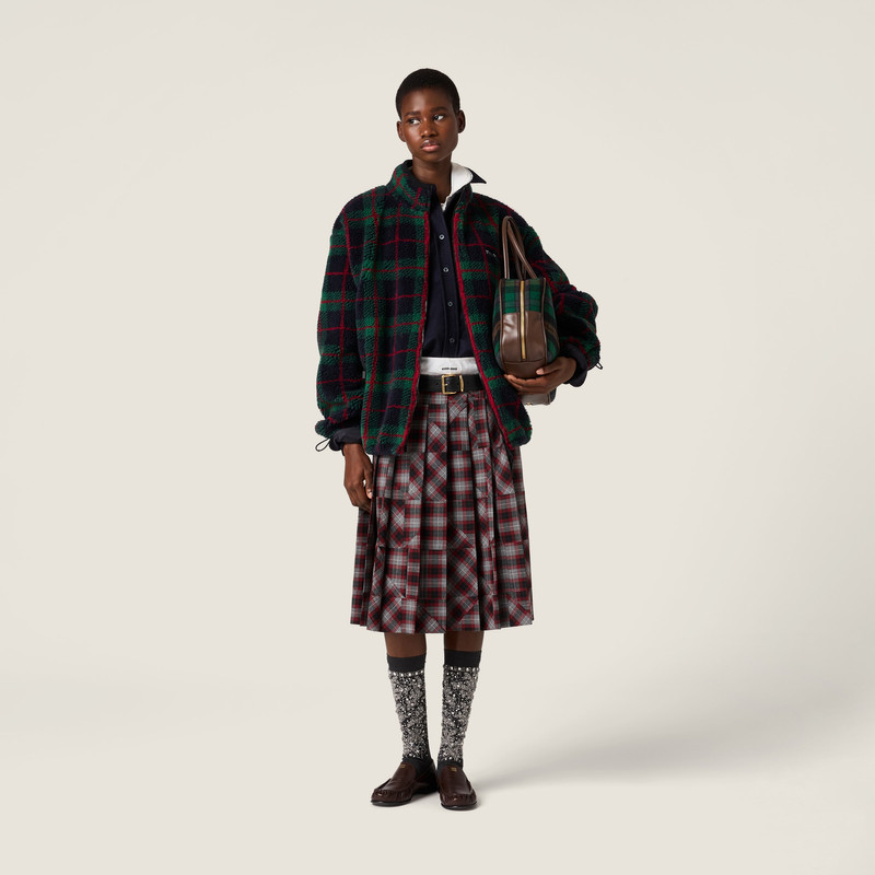 Miu Miu Velour shirt outlook