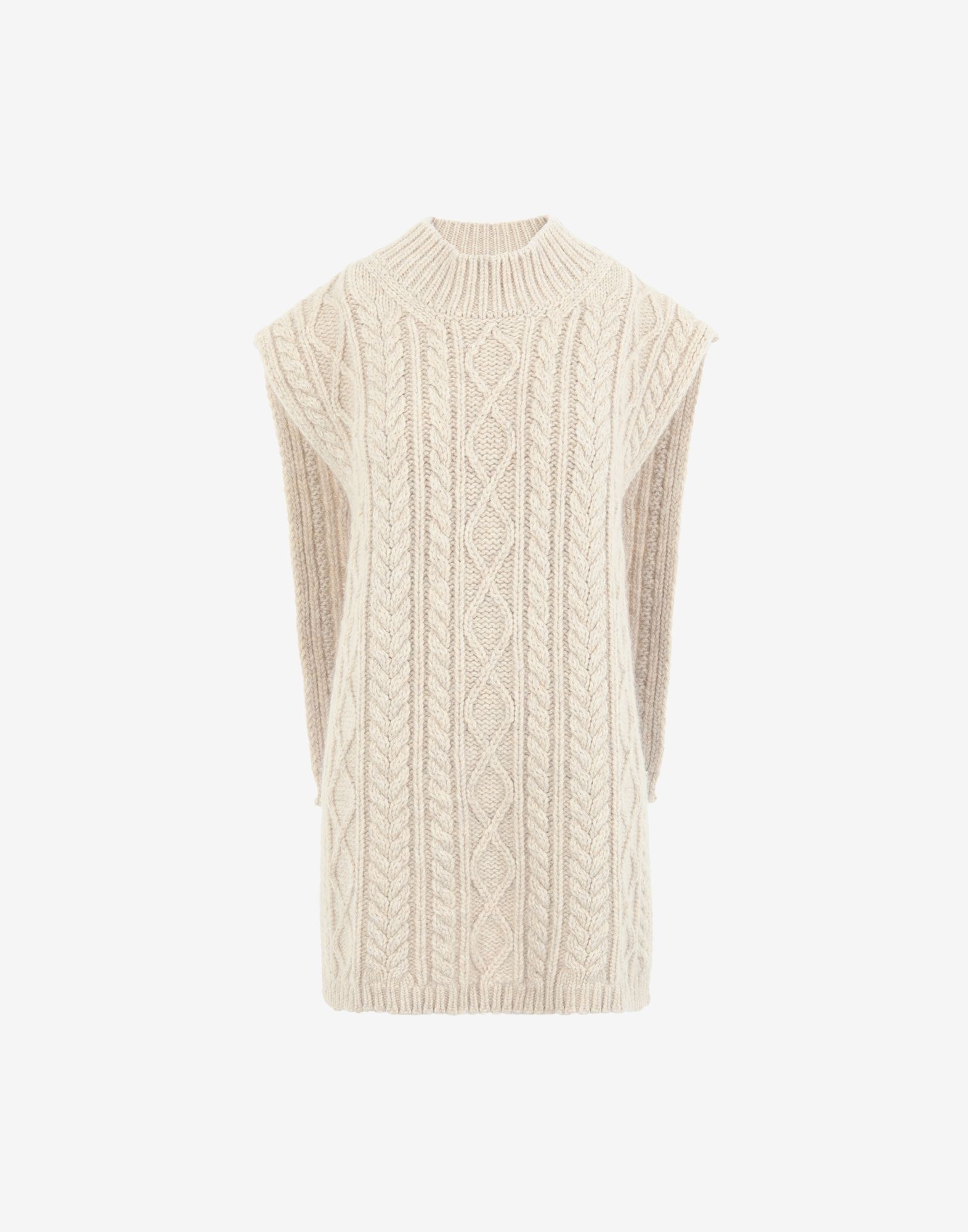 Cable knit tabard - 1