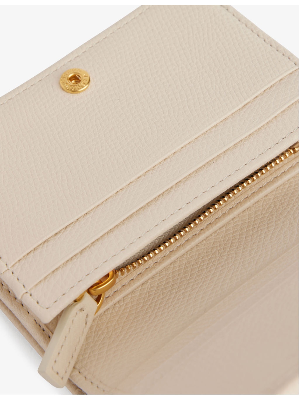 VLogo Signature Grainy Leather Compact Wallet - 4