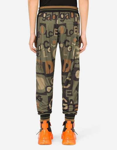 Dolce & Gabbana Jogging pants with all-over logo print outlook