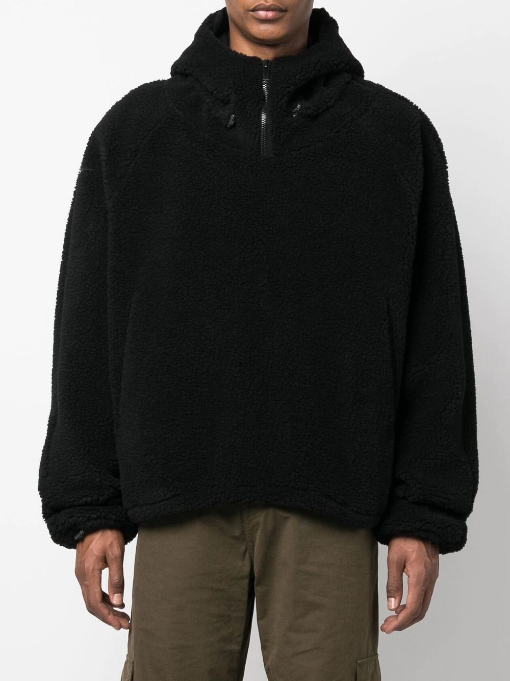 logo half-zip jumper - 3
