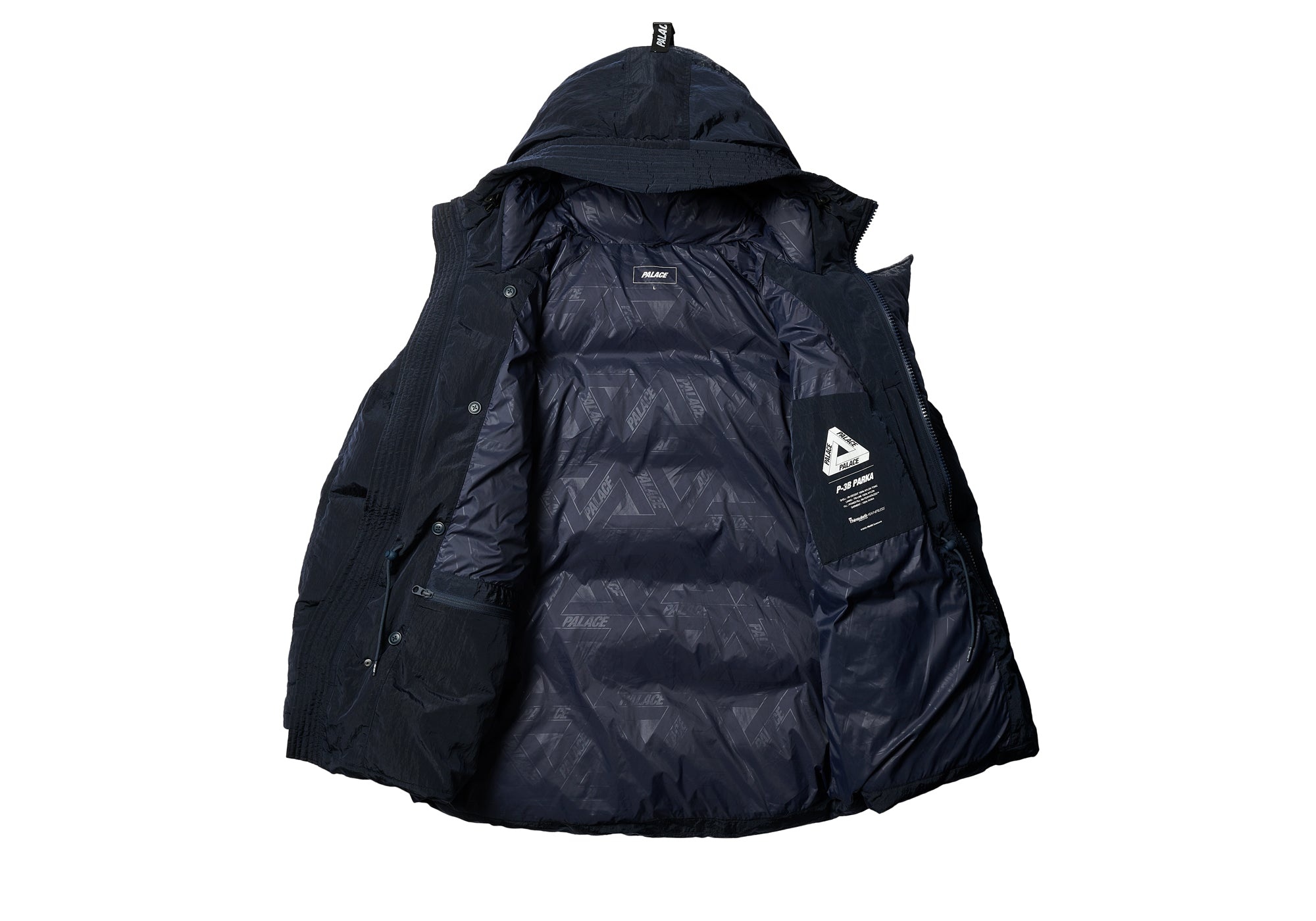 P-3B BAFFLE PARKA NAVY - 2