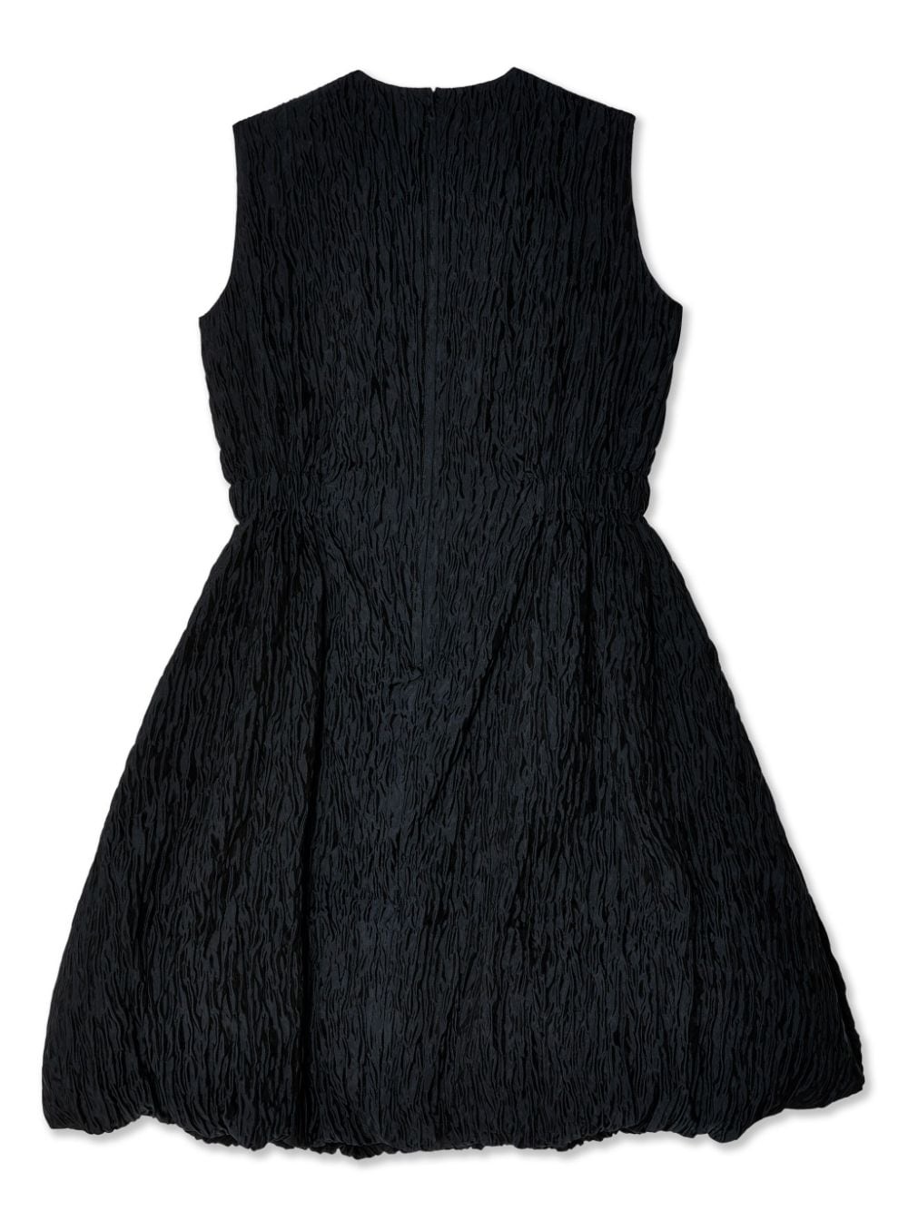 crinkled sleeveless minidress - 2