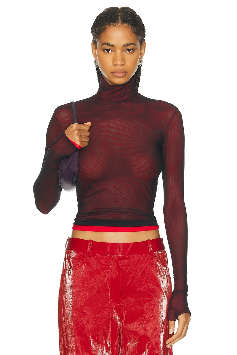 Turtleneck Long Sleeve Top 1